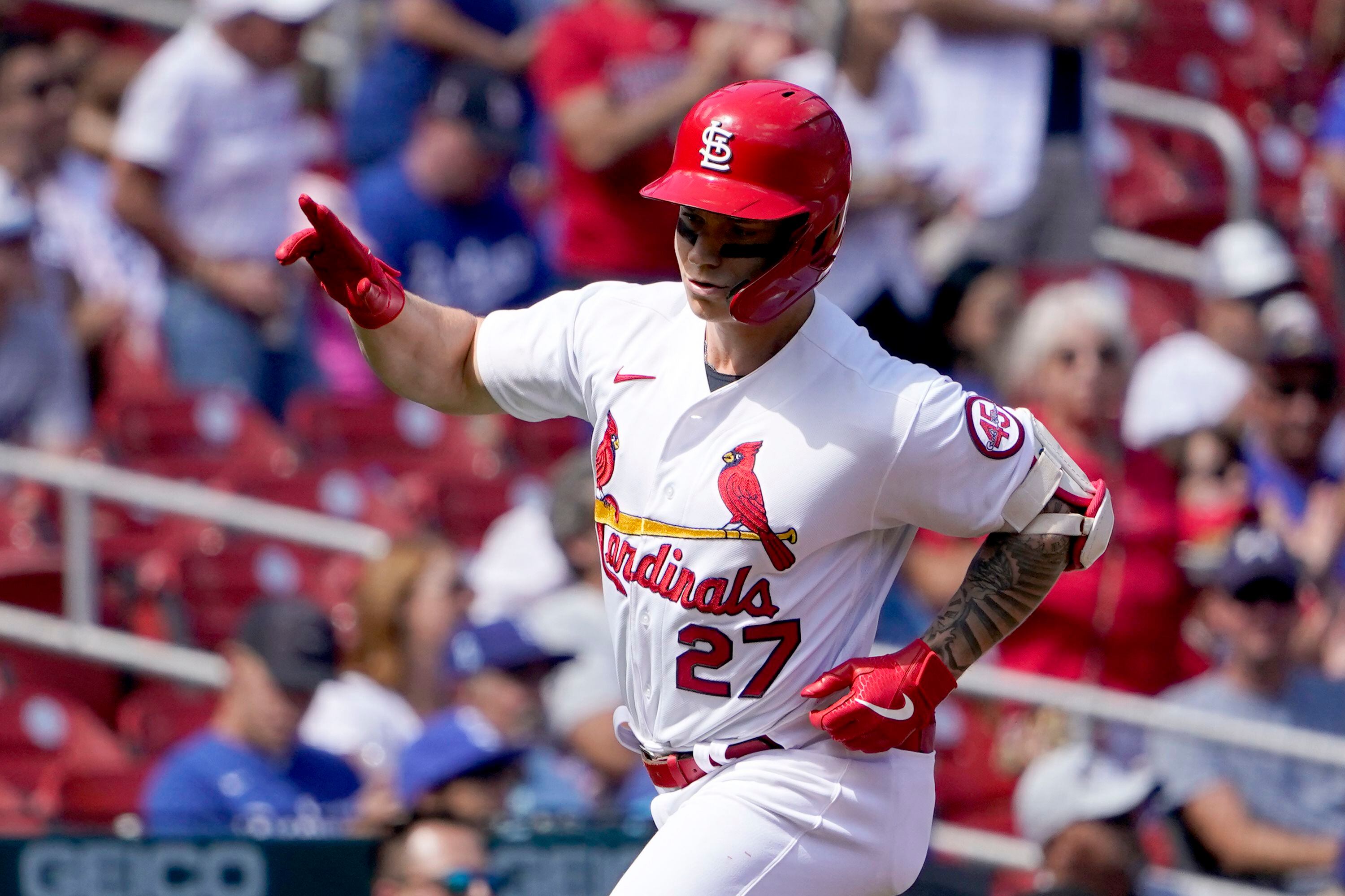 St Louis Cardinals Tyler O'Neill gets COVID vaccination