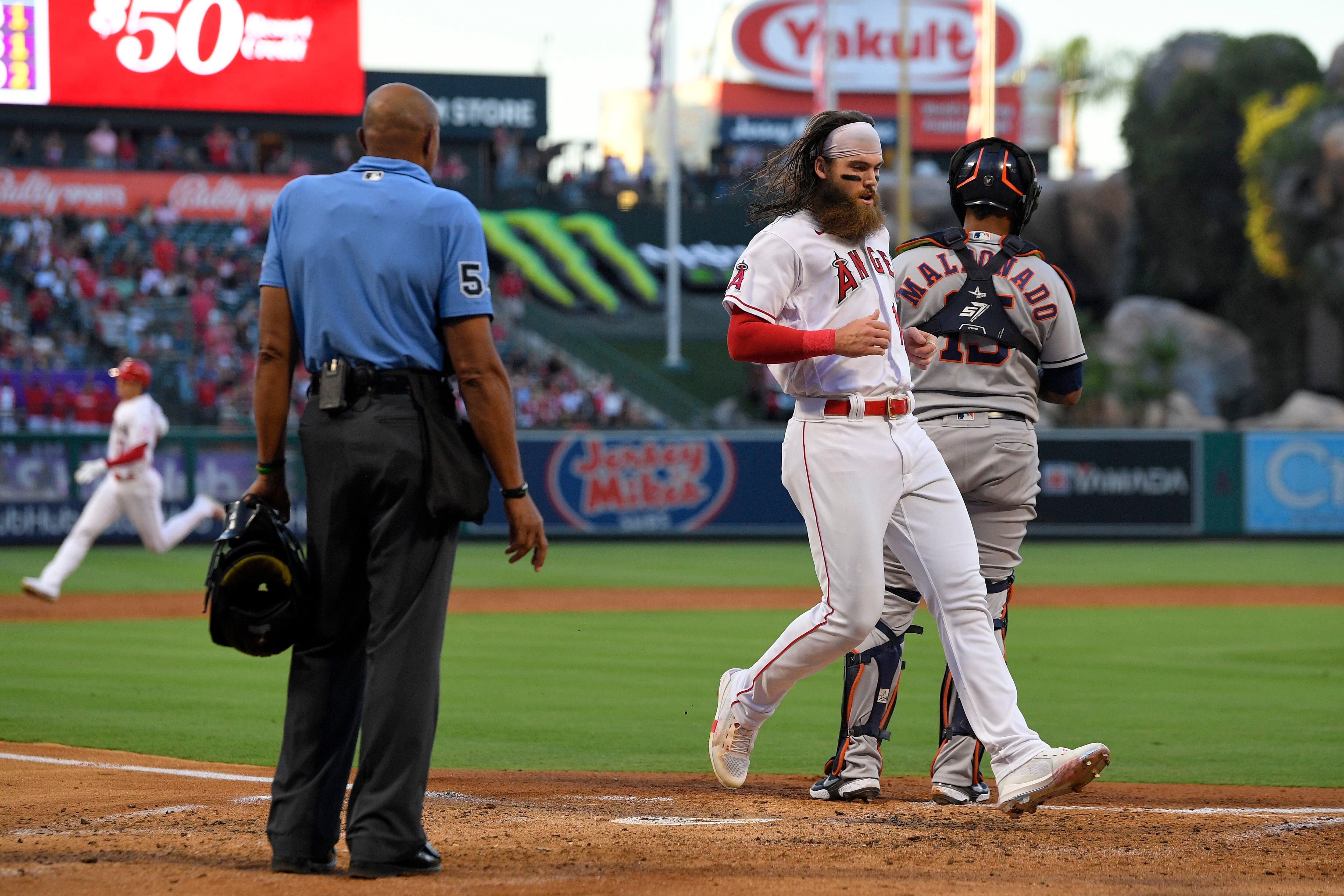 Jo Adell and Brandon Marsh ready to join Angels' outfield - Los Angeles  Times