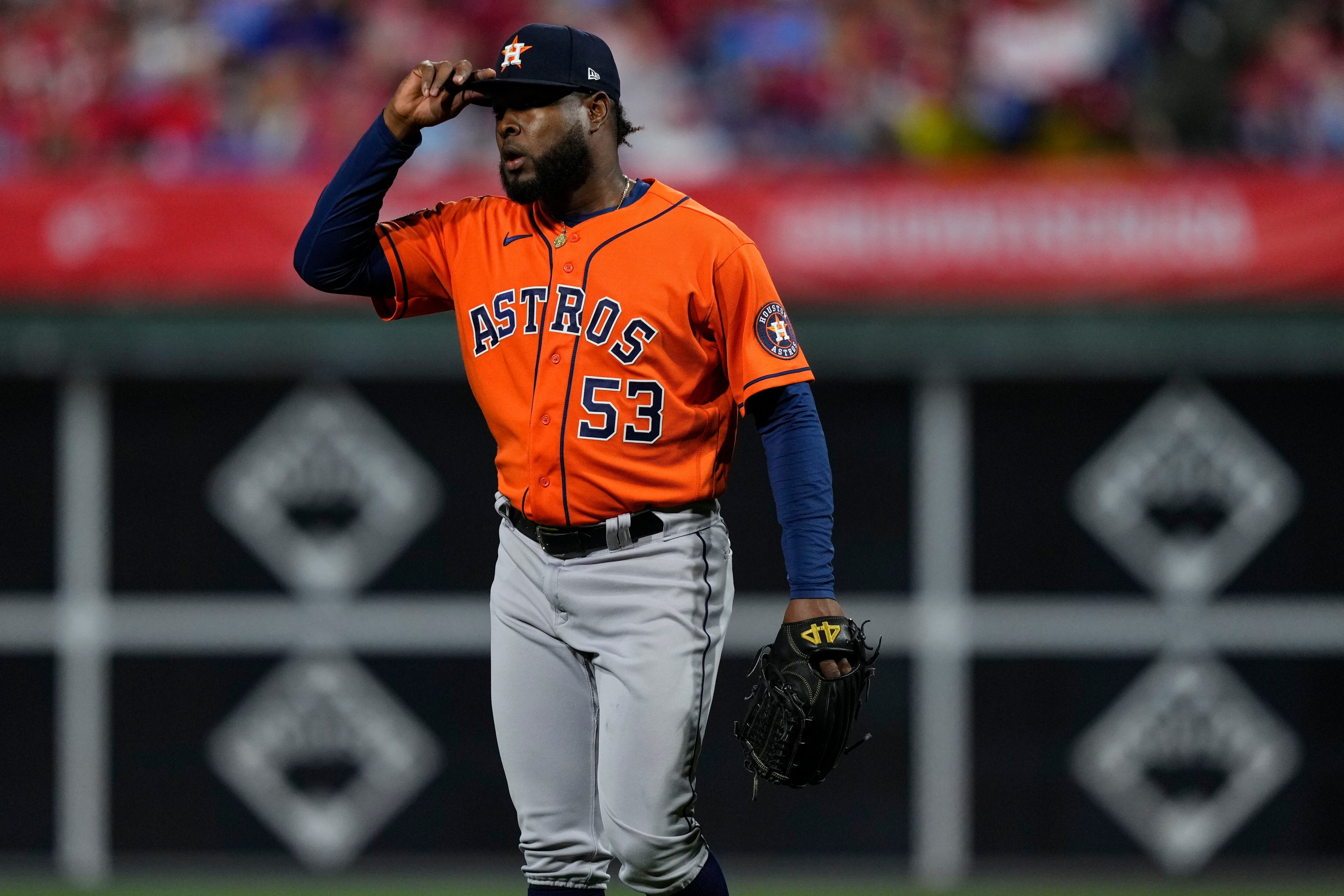 Astros pitcher Cristian Javier's dad saw him pitch for first time