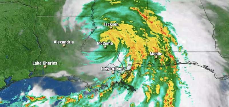 Live stream: Tracking Tropical Storm Ida as it moves through the South