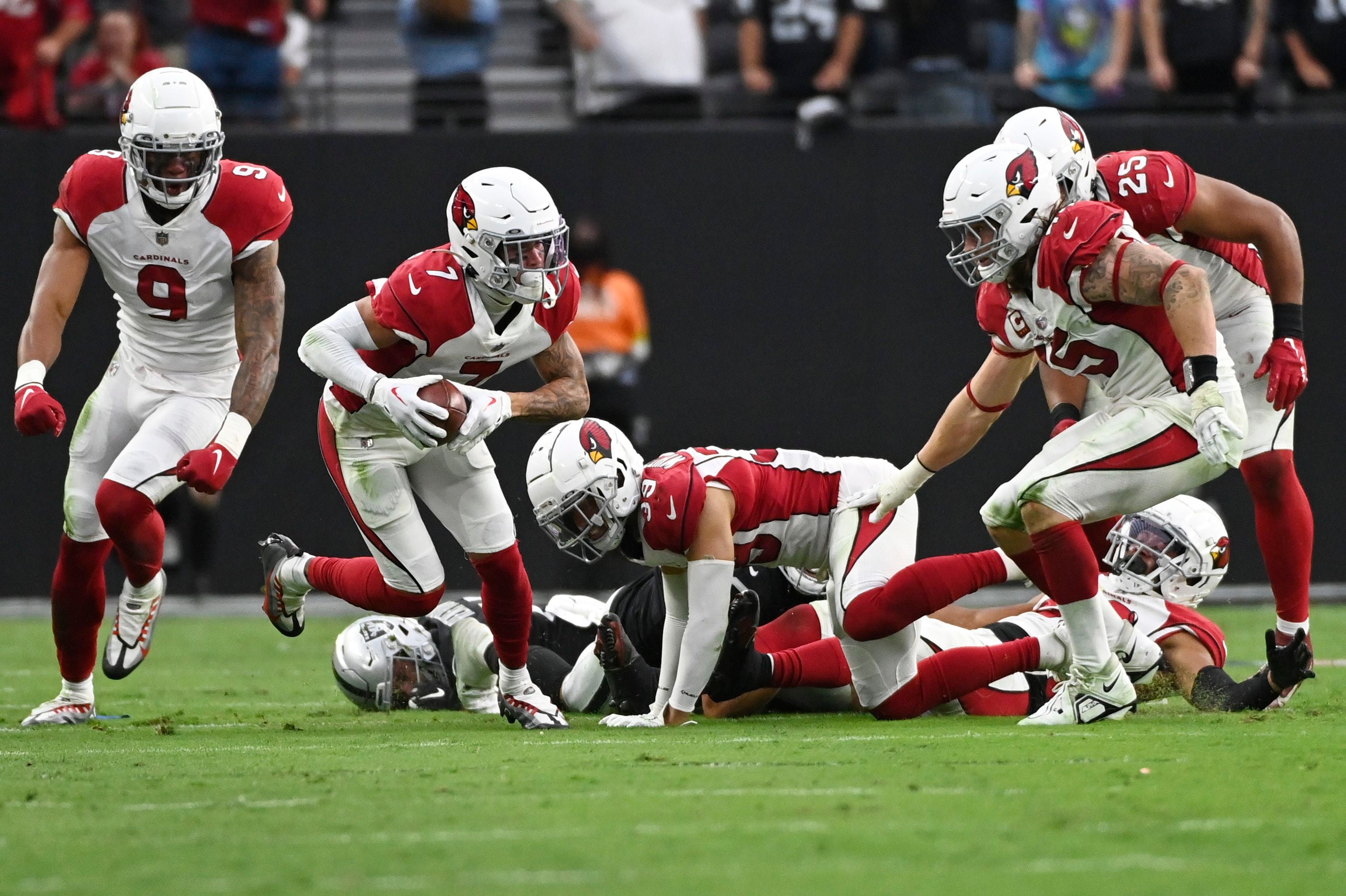 Raiders vs. Cardinals score: Fumble return in OT caps historic