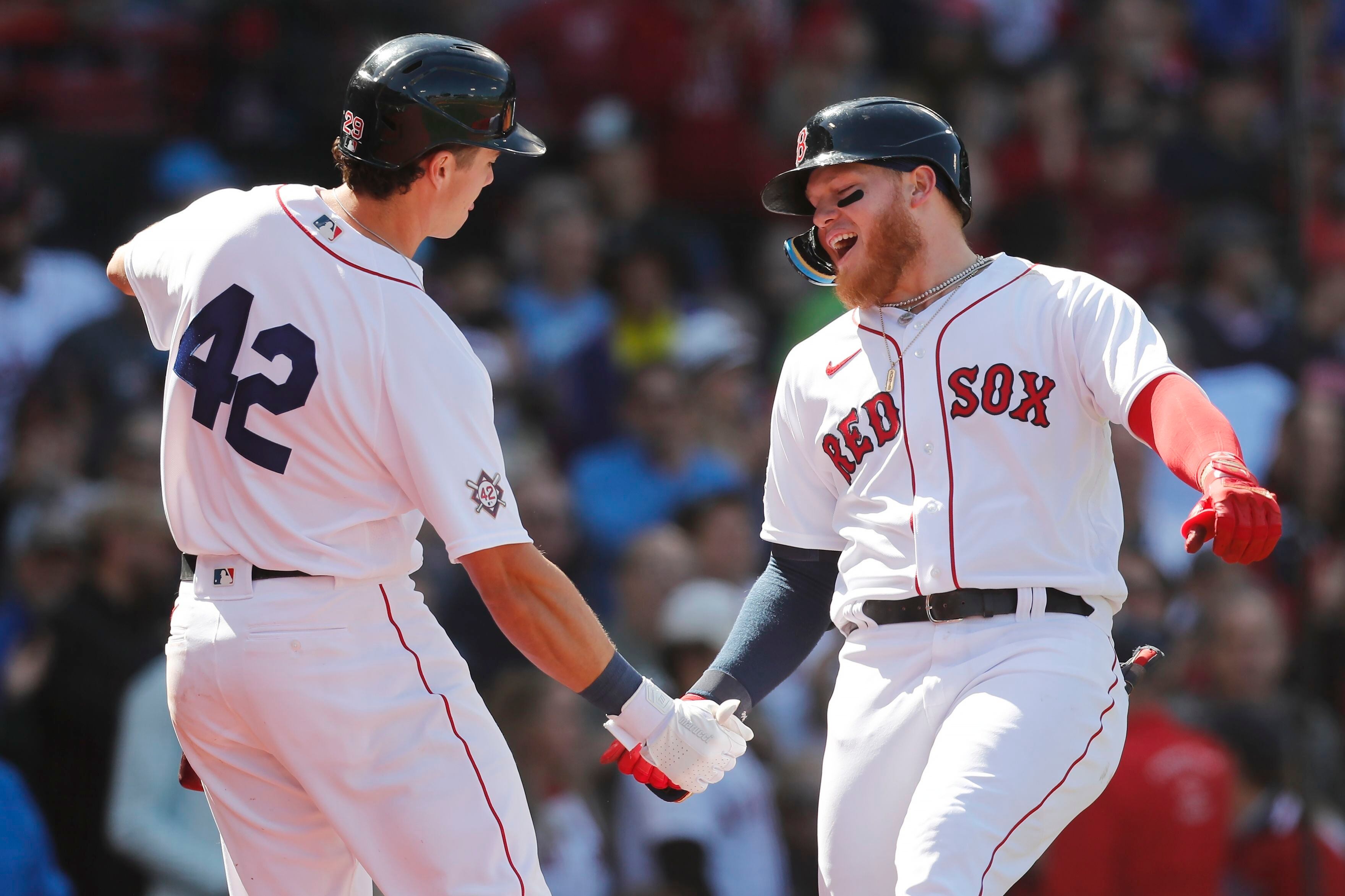 Ryan strong, Twins' bats heat up in Boston's Fenway opener