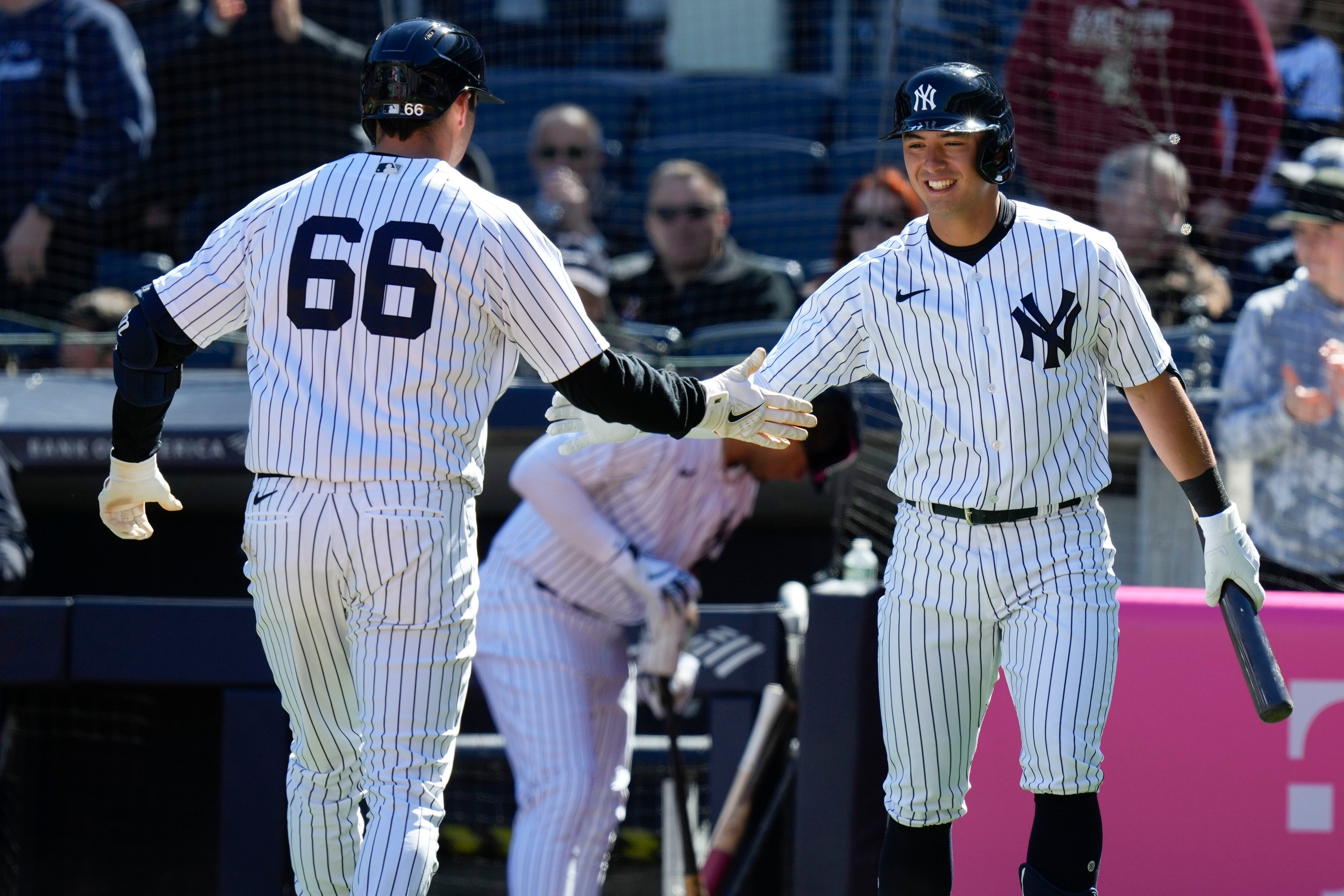 Stanton's 485-foot homer leads Yankees over Giants 6-0