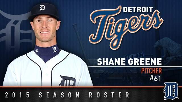 Shane Greene signed Detroit Tigers Memorial Day jersey