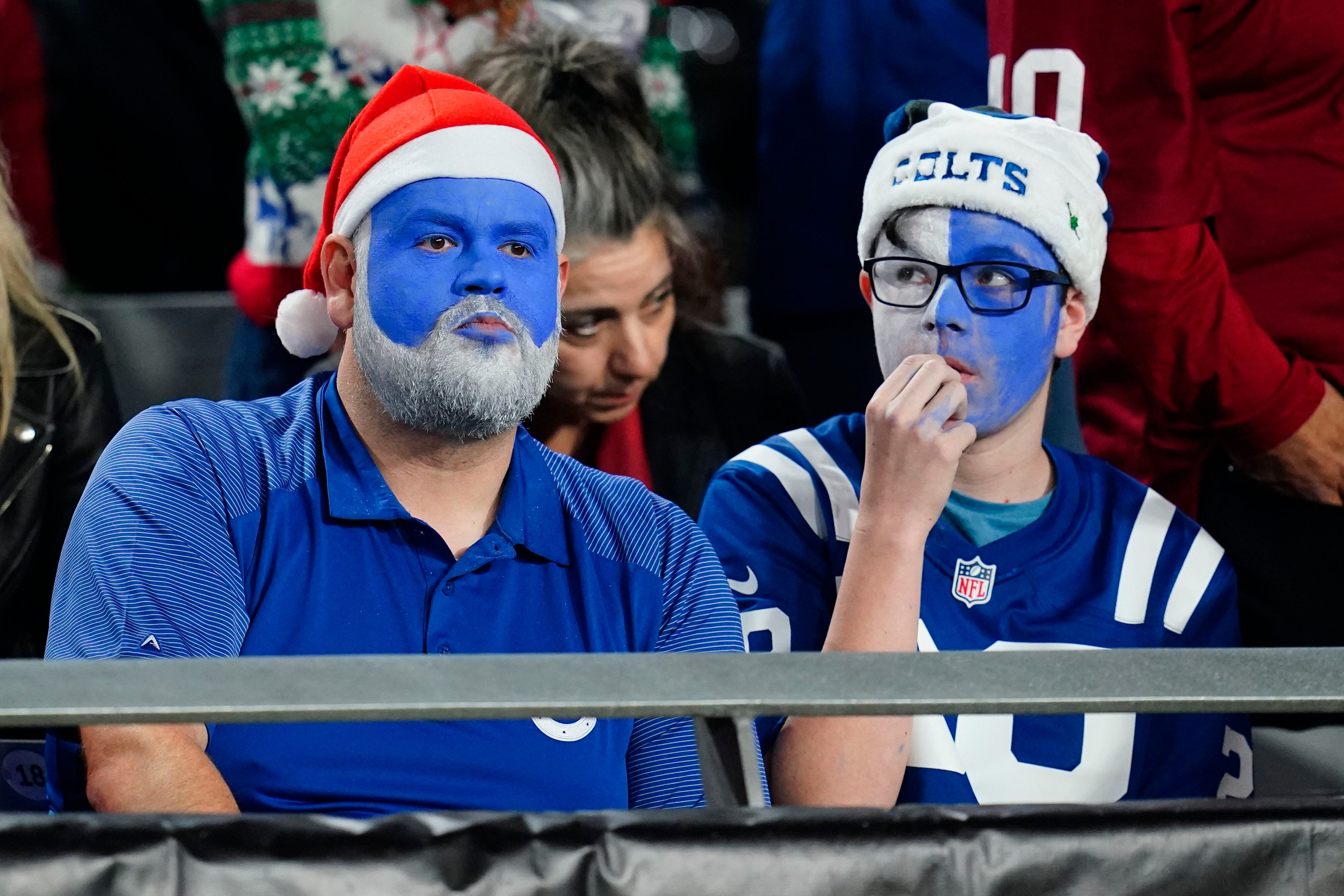 Banged-up Colts shrug off injuries, beat Cardinals 22-16 on Christmas