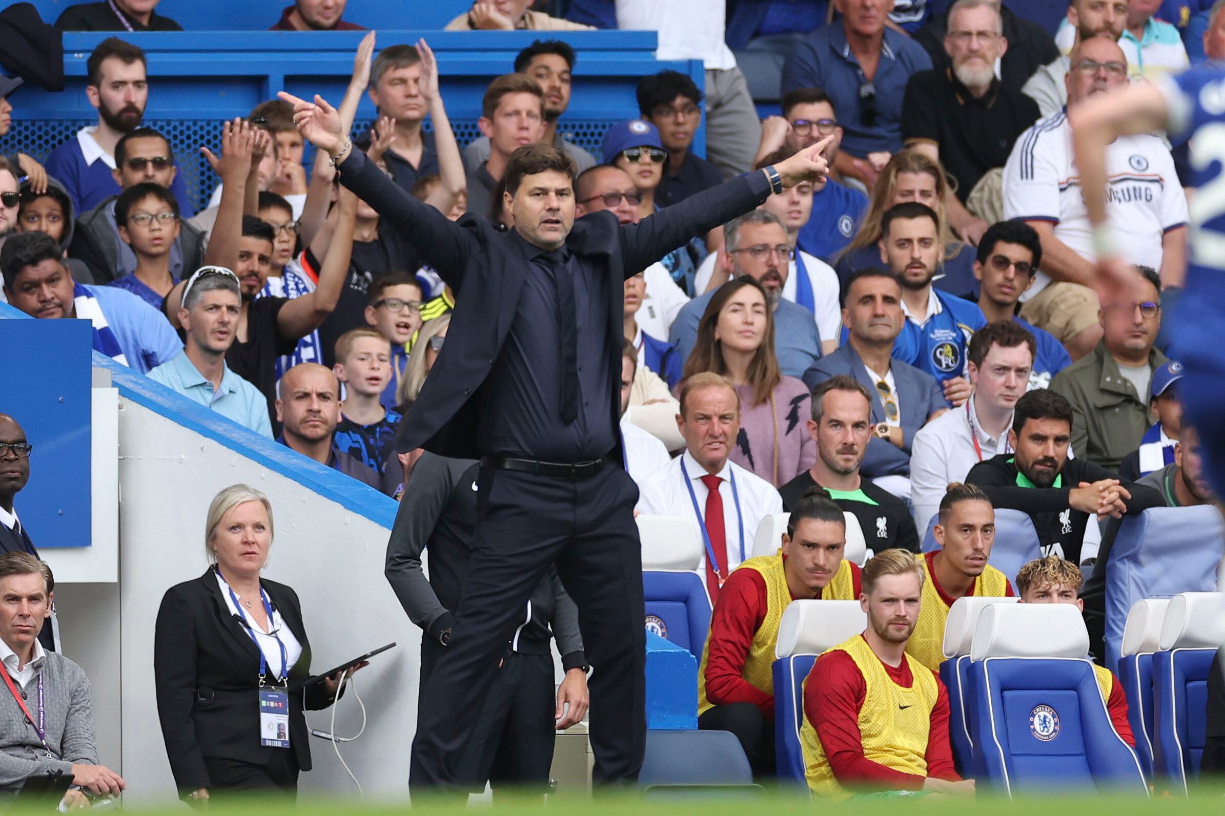 Pochettino's Chelsea fight back to draw 1-1 with Liverpool