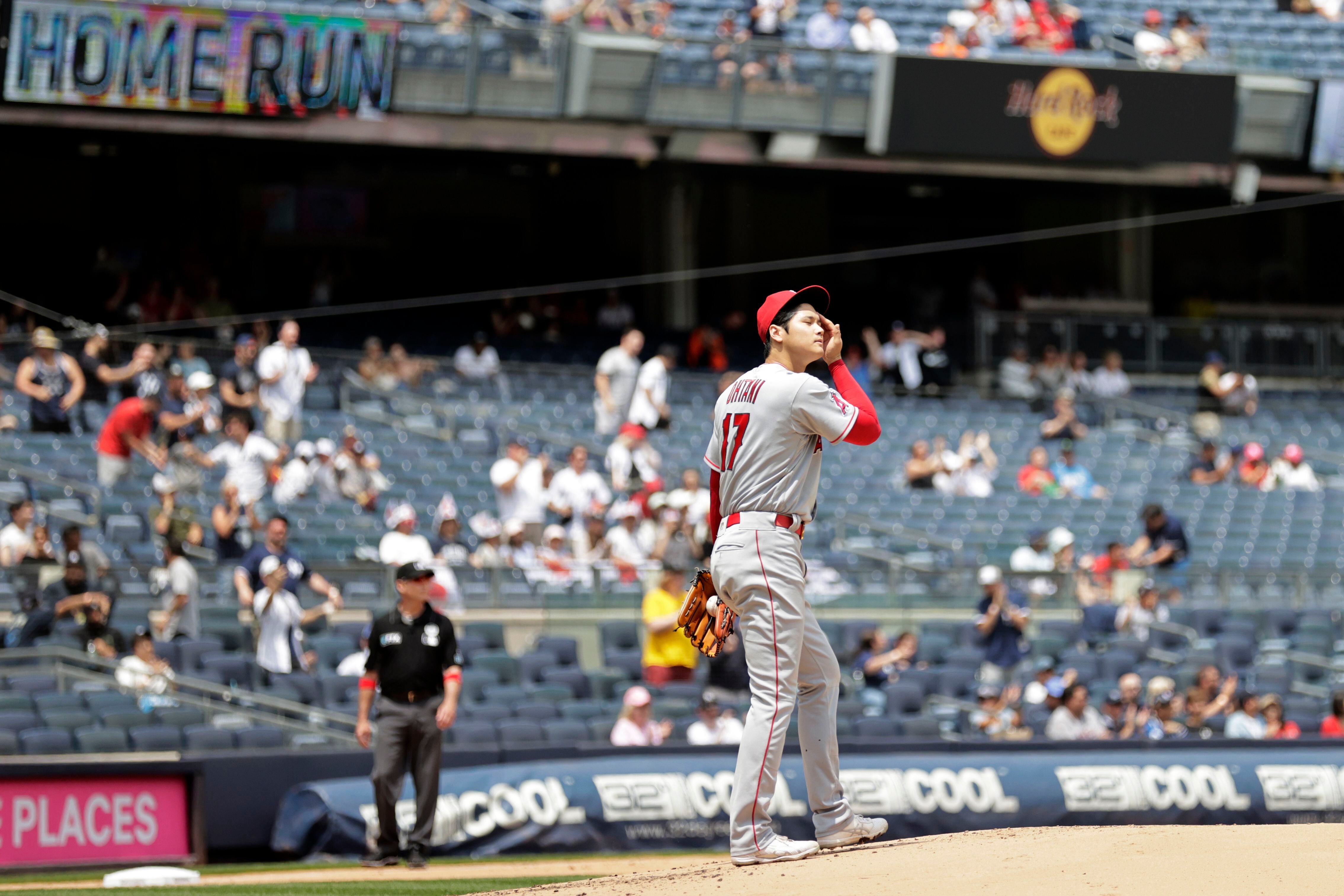 Taillon loses perfecto in 8th, Yanks rally to sweep Angels