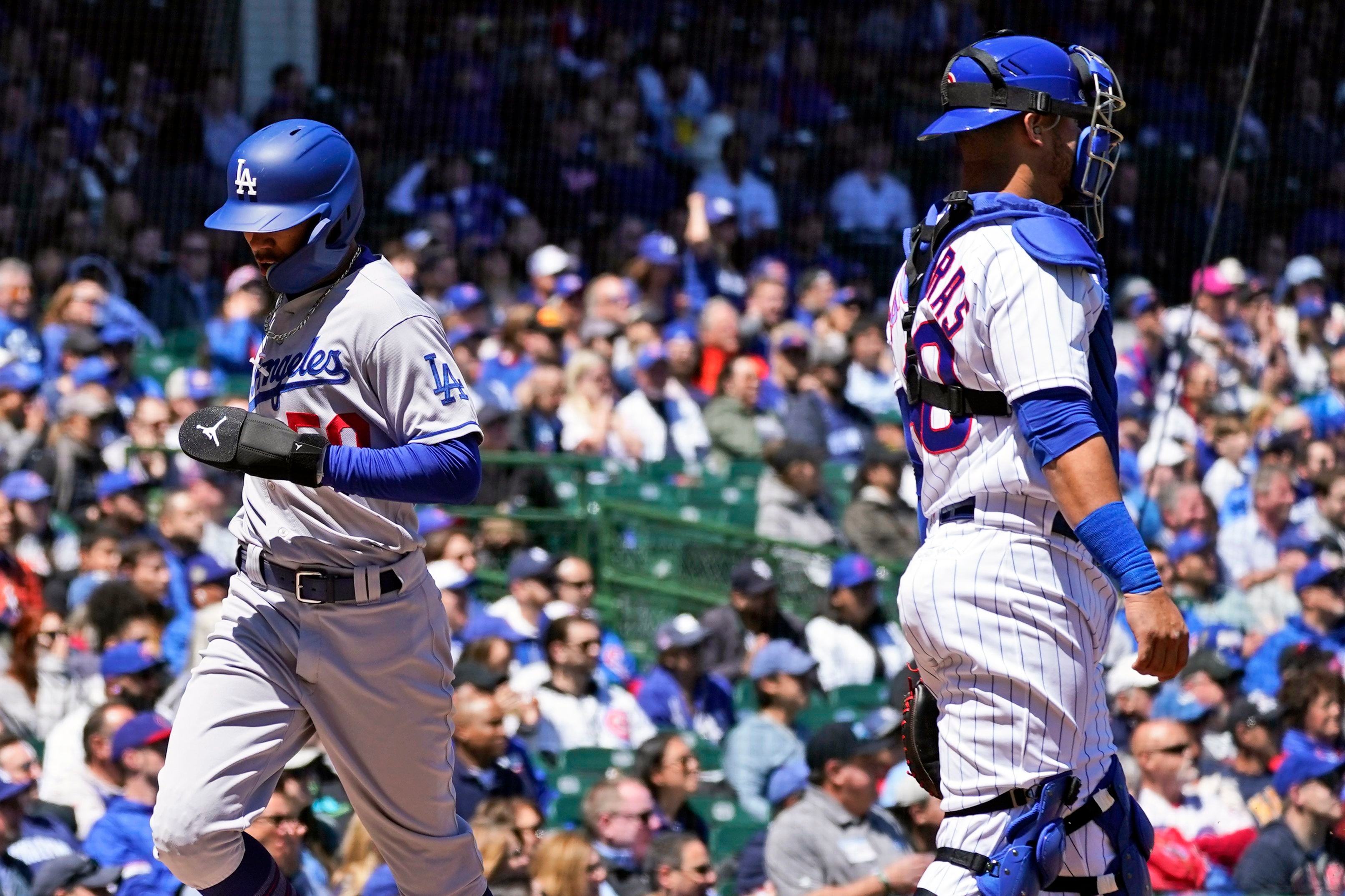 Kershaw goes 1 inning in DH opener, Dodgers swept by Cubs