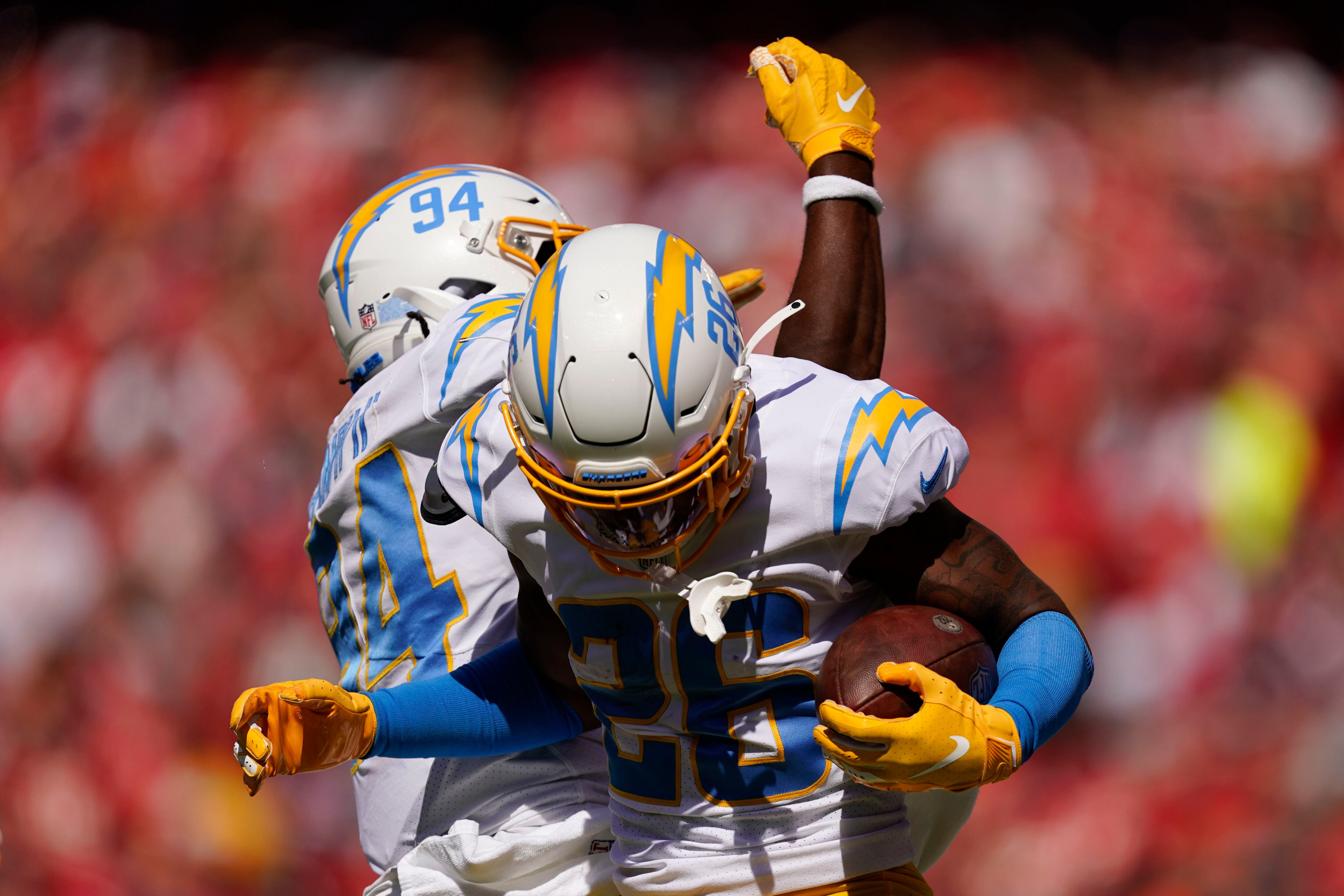 Chargers rally to beat turnover-prone Chiefs 30-24 in KC