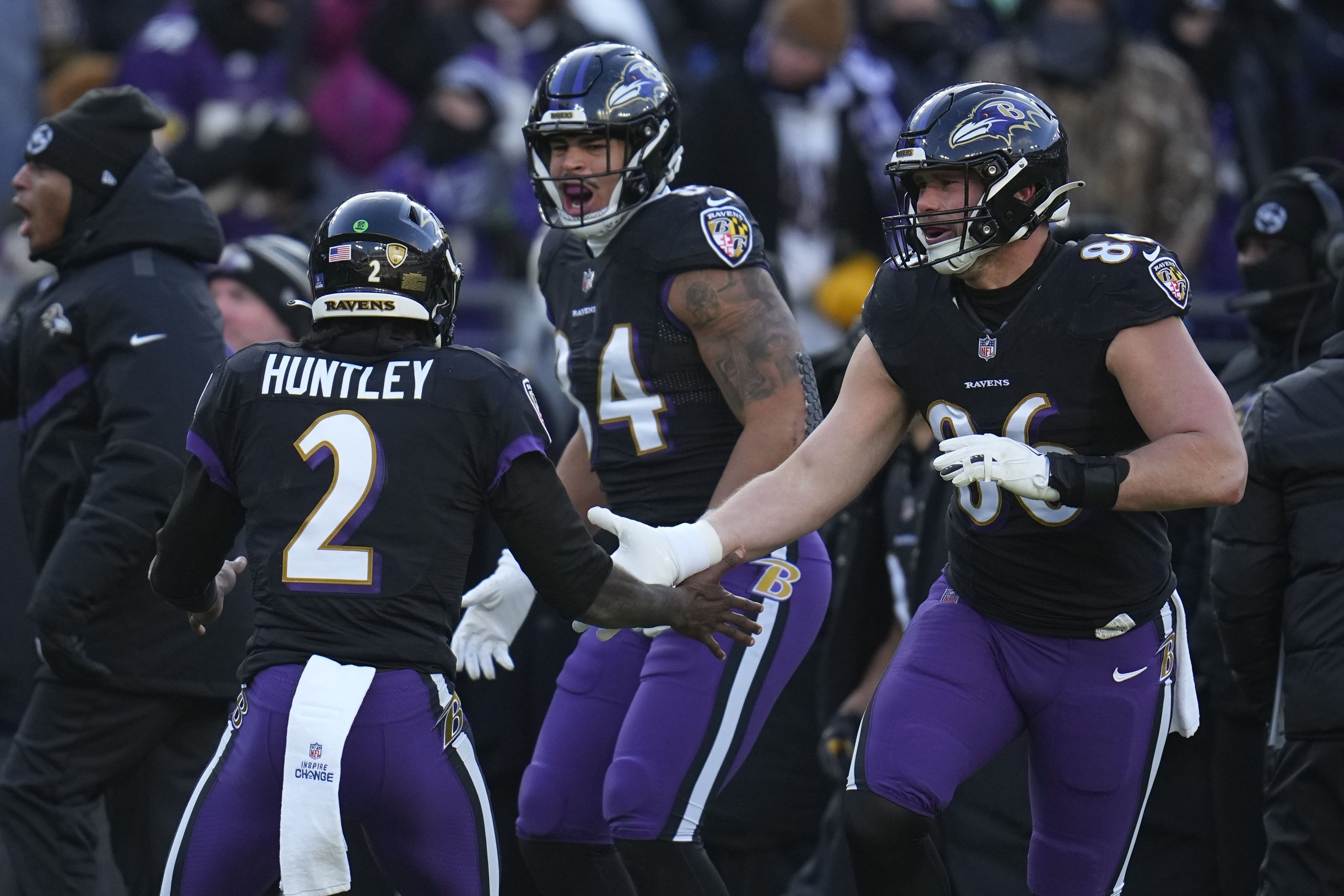 Huntley, Boyle get first NFL starts as Jackson misses out for Ravens