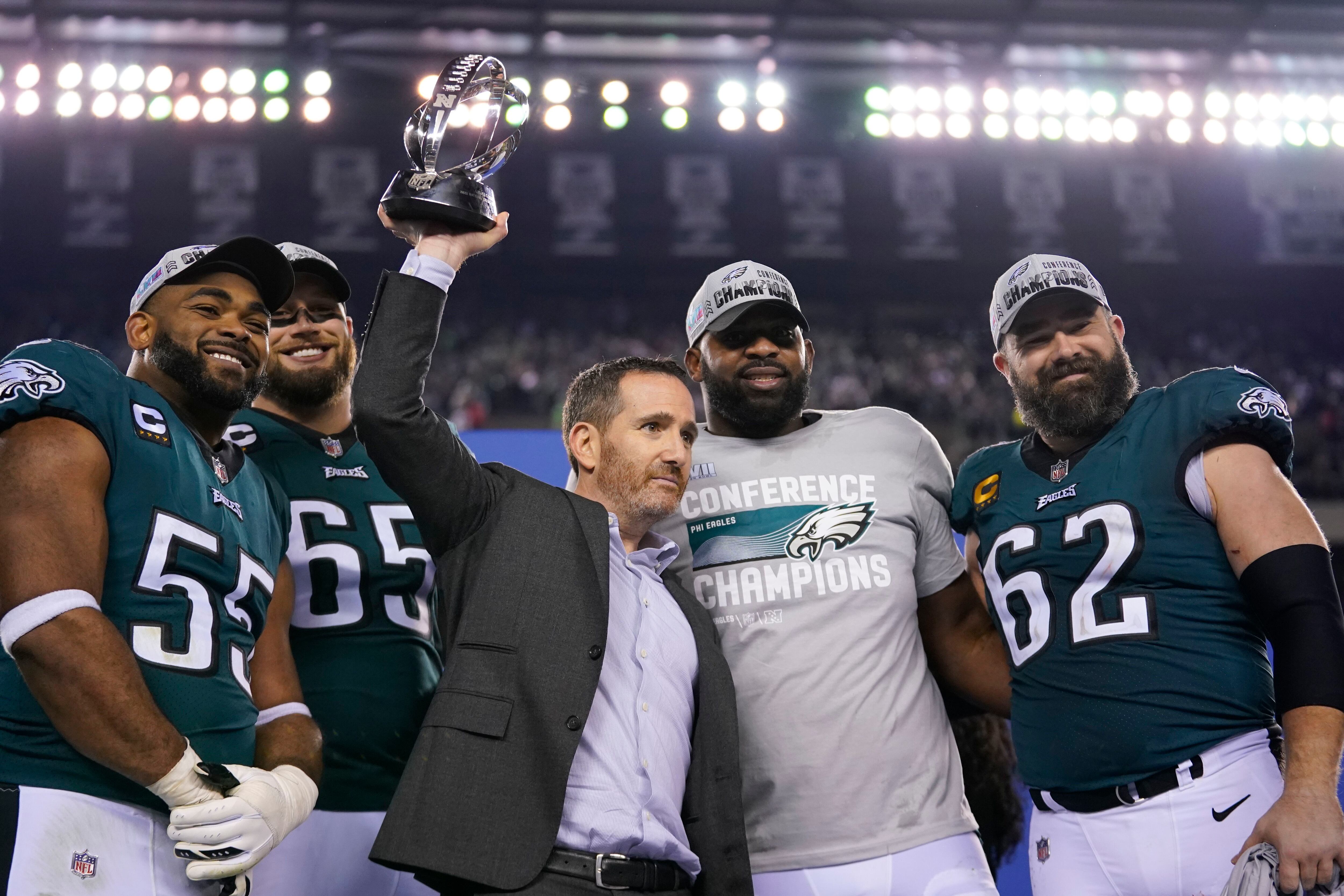 EAGLES ARE 2022 NFC CHAMPIONS - Final 2 Minutes + Trophy Presentation 