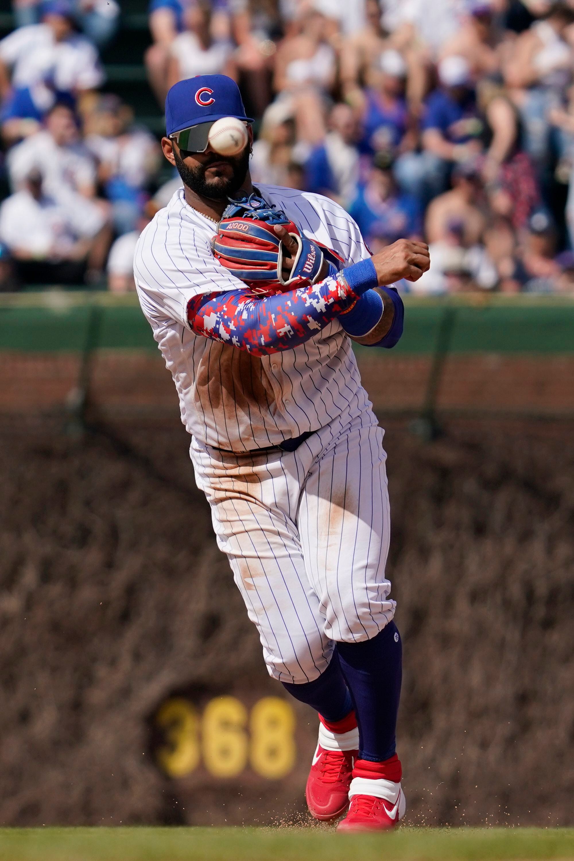 Photo: Chicago Cubs Alfonso Rivas Home Plate in Pittsburgh