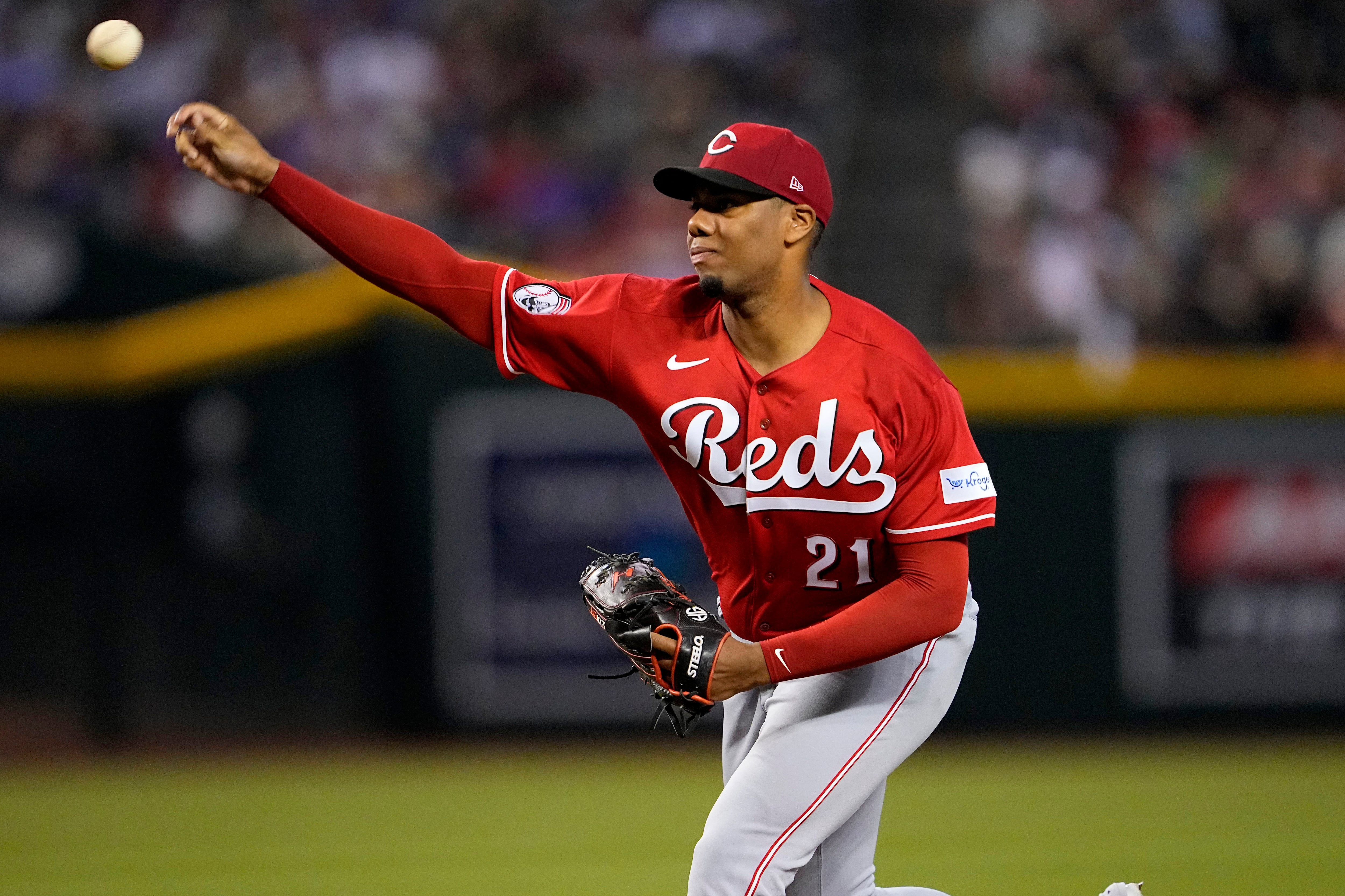 Baseballer - The Reds players are wearing Pham shirts as they are