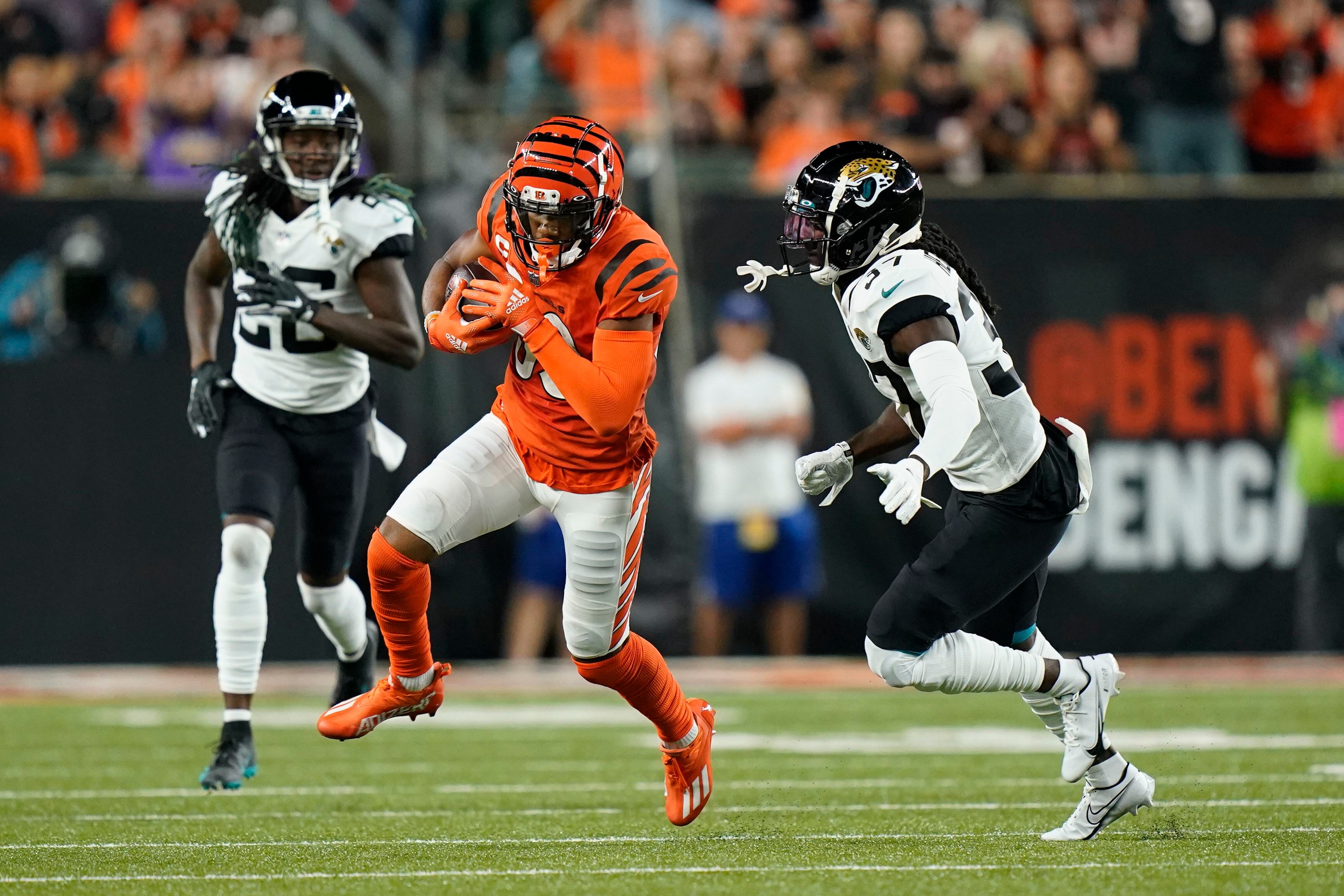 Cincinnati Bengals kicker Evan McPherson's 35-yard field goal