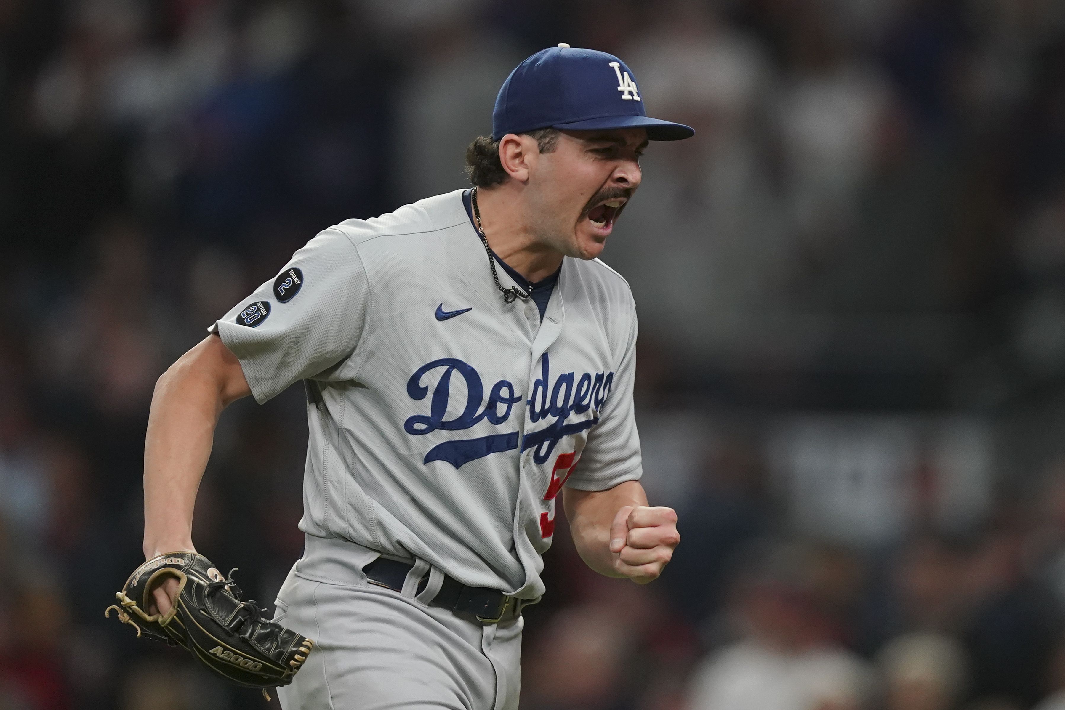 Atlanta, United States. 17th Oct, 2021. Atlanta Braves' Austin Riley hits a  walk off RBI single that scores teammate Ozzie Albies for a 3-2 win over  the Los Angeles Dodgers during the