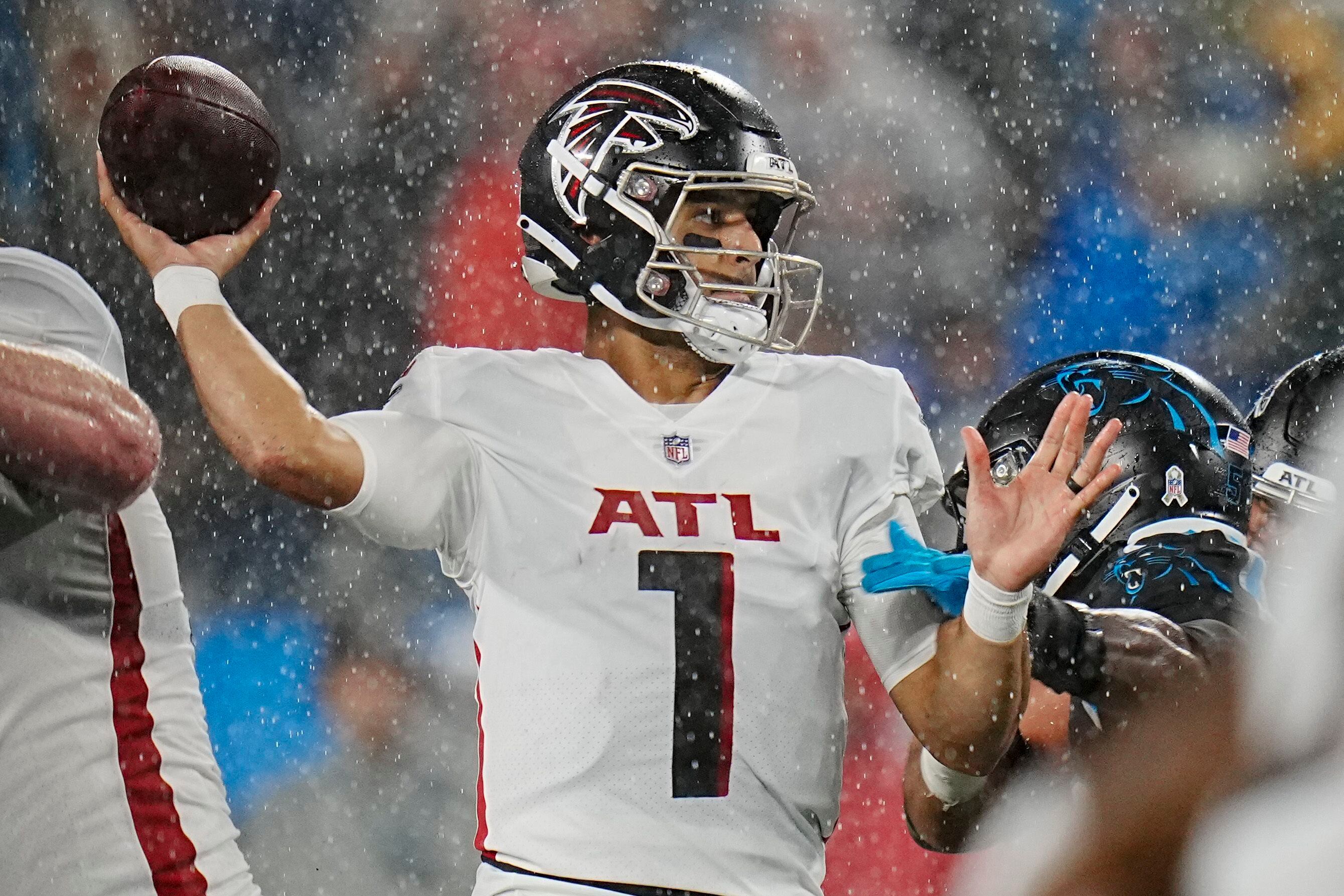 Carolina Panthers run riot over Atlanta Falcons in rain-soaked affair, NFL