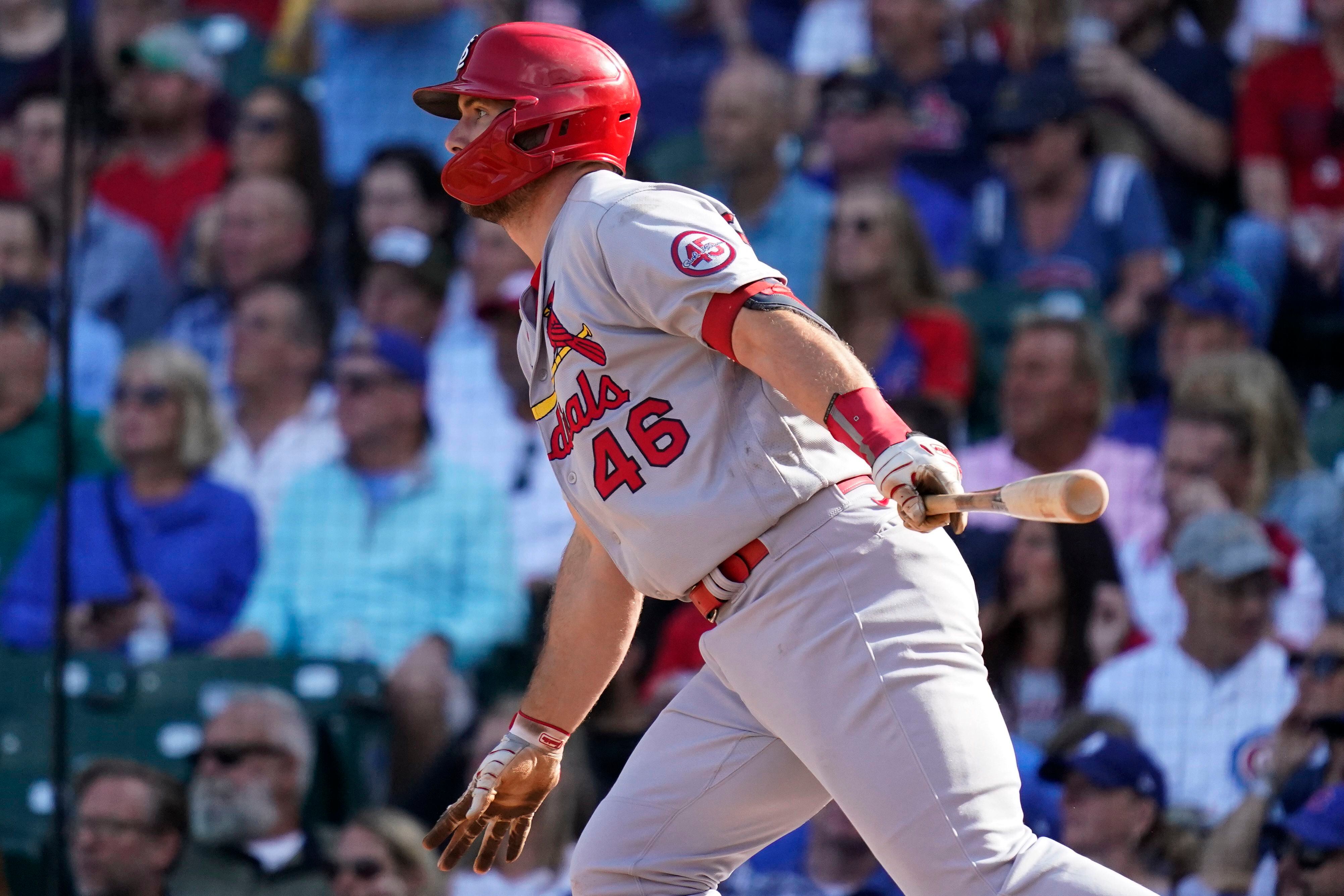 Goldschmidt homers, runs hit streak to 25 as Cards beat Cubs