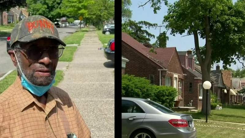 Meet the 96-year-old man credited with saving his street in Detroit