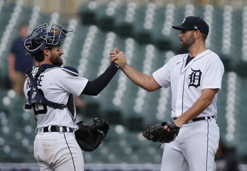 Detroit Tigers' Eric Haase named AL Rookie of the Month