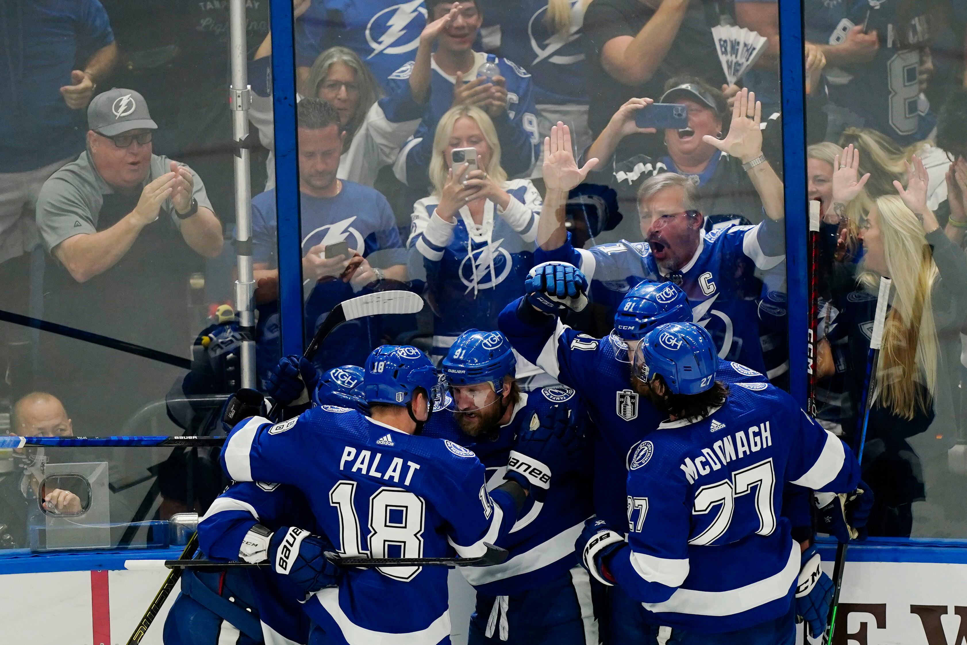 2022 Stanley Cup Final Hockey 91 Steven Stamkos Jerseys 21 Brayden