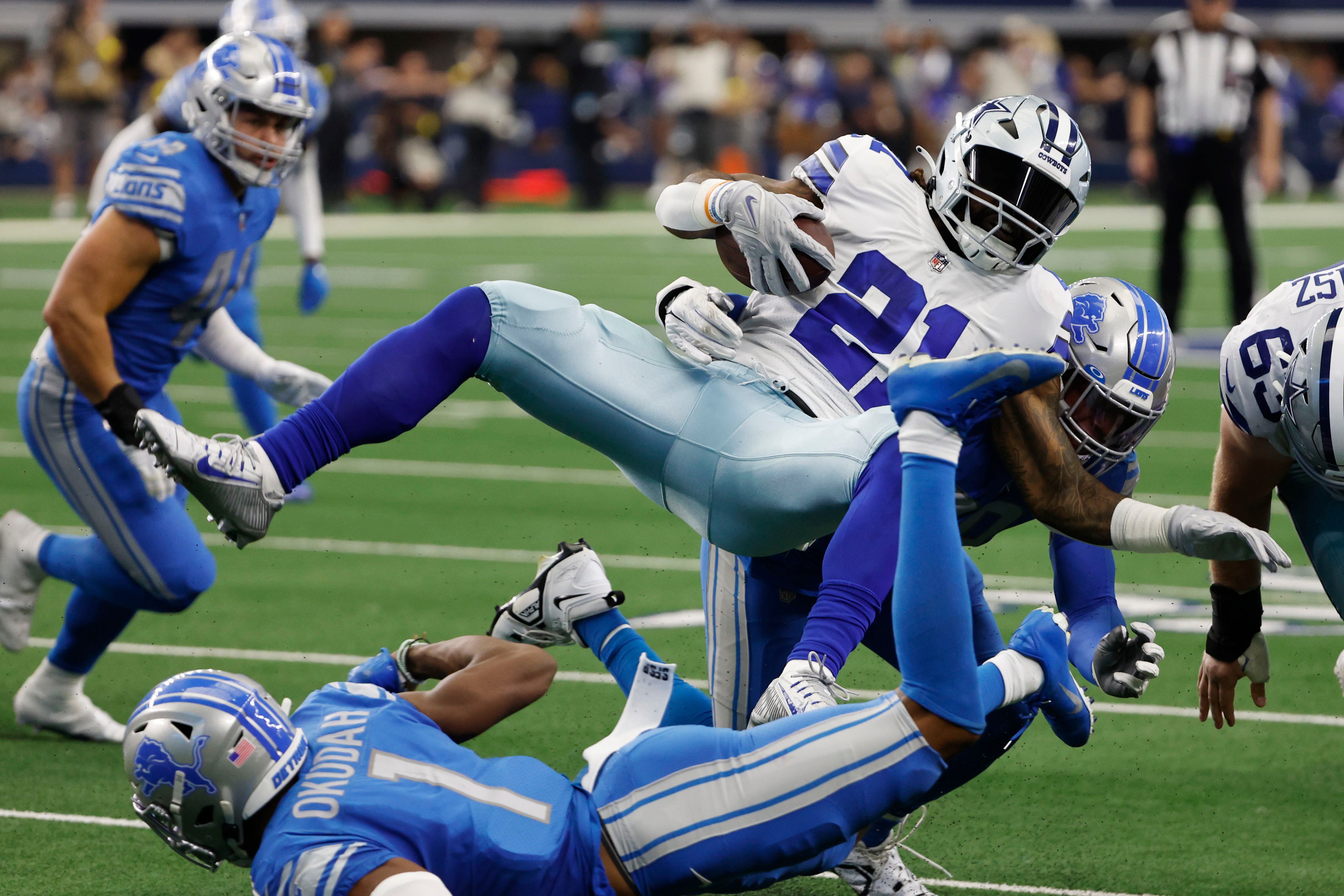 Cowboys lean on defense in Prescott's return, top Lions 24-6