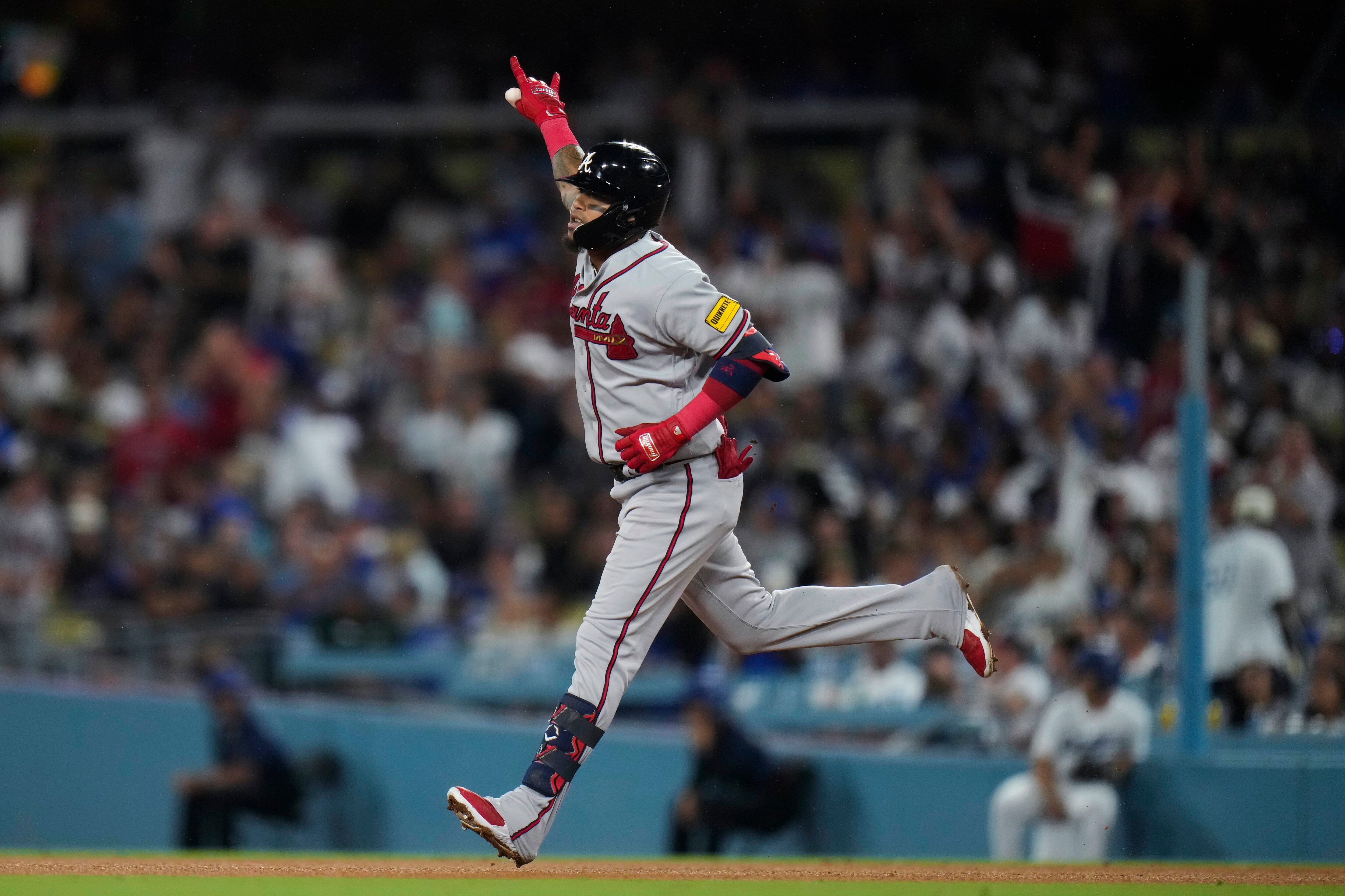 Acuña homers in 3rd straight game against Dodgers as Braves win 4