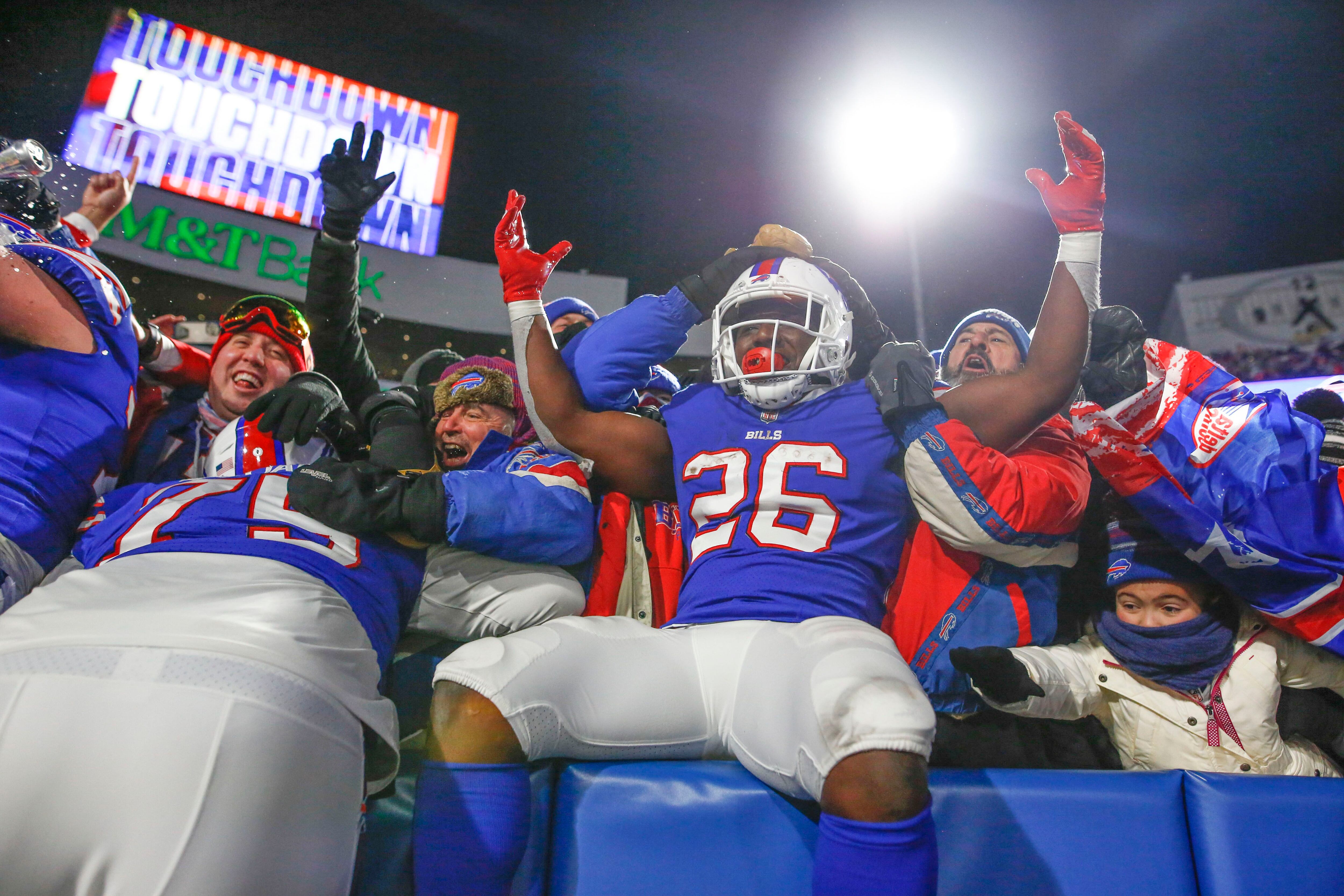 Buffalo Bills' Devin Singletary with two touchdowns against the New England  Patriots, Video, Watch TV Show