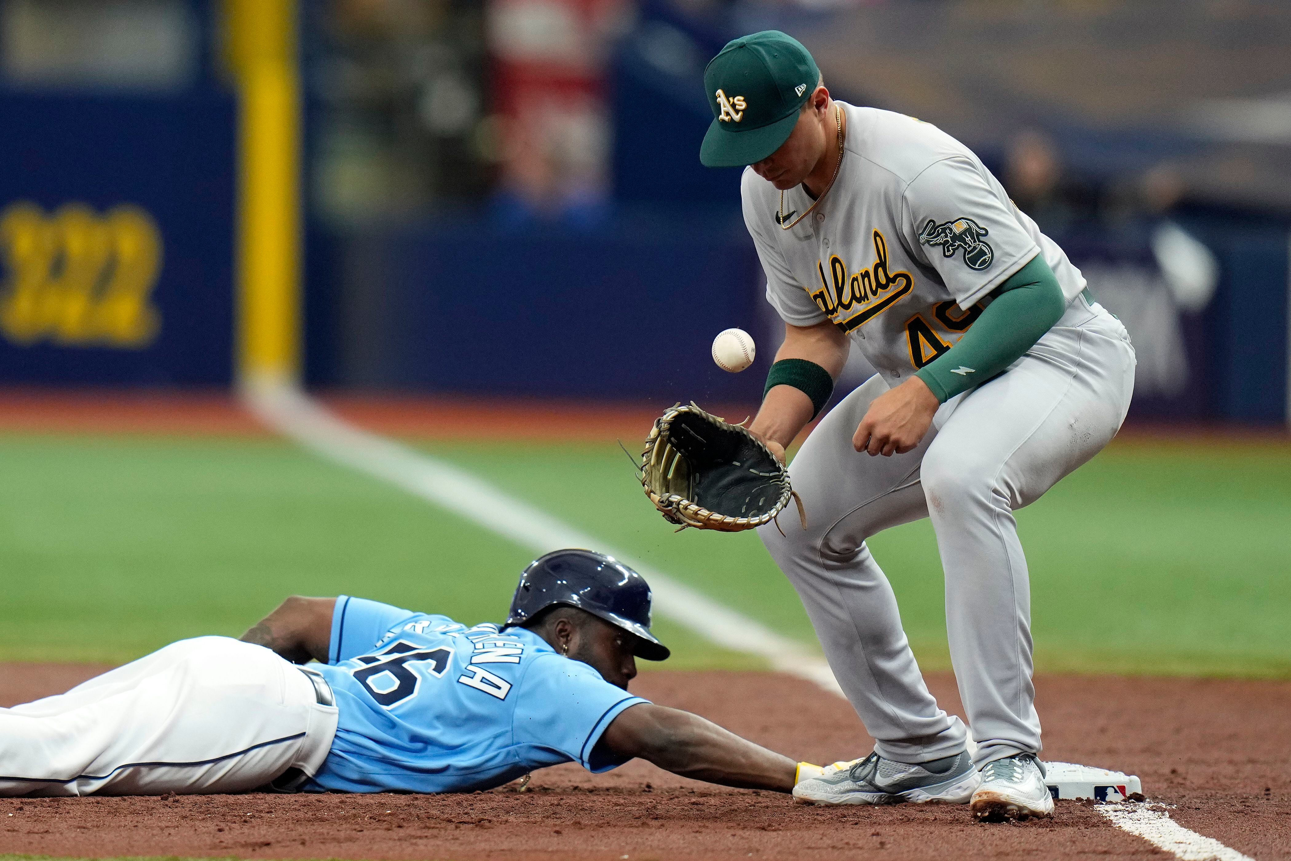 Rays rout A's 11-0, tie best MLB opening in 20 years at 9-0