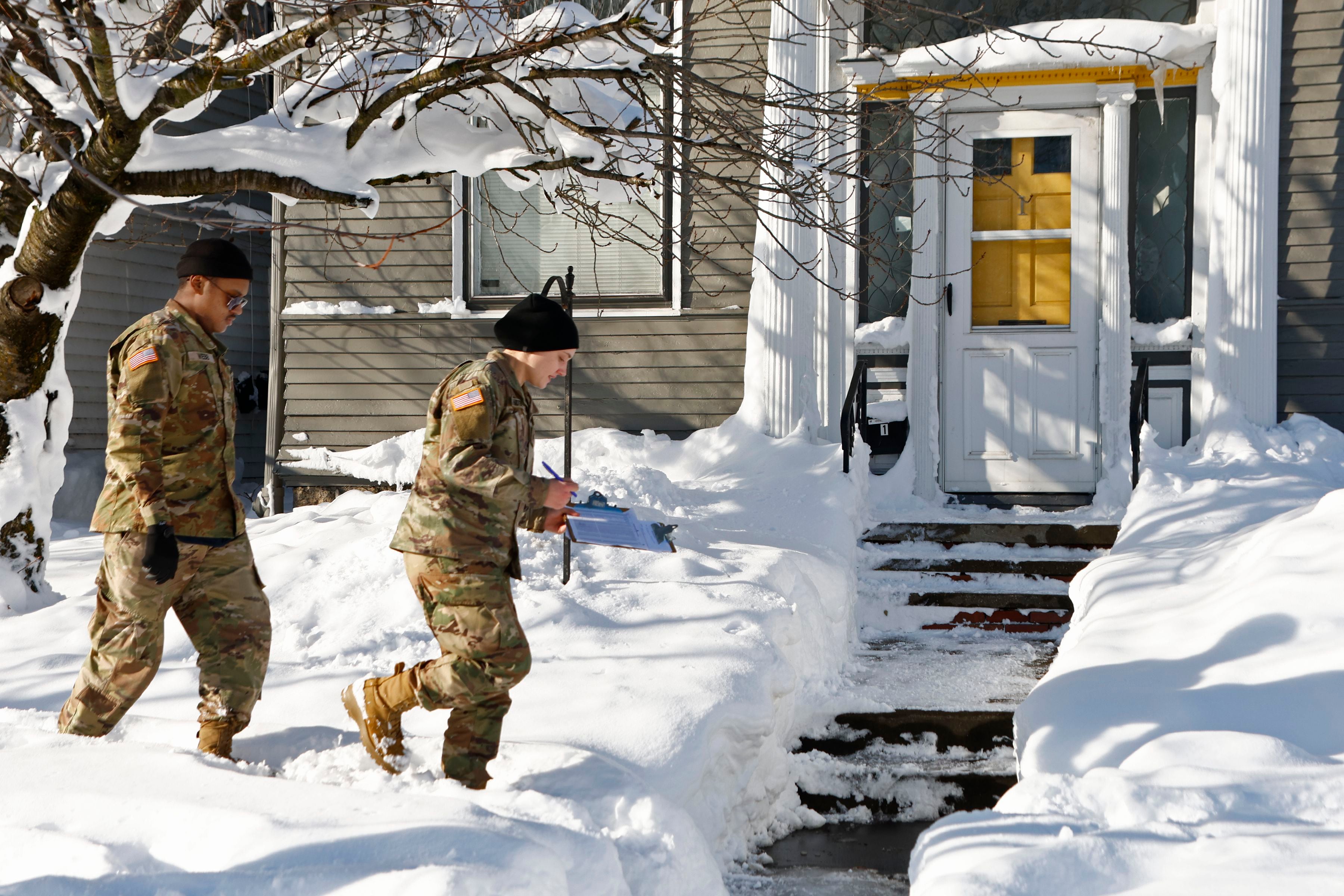 Sabres, Bills send support to city devastated by blizzard