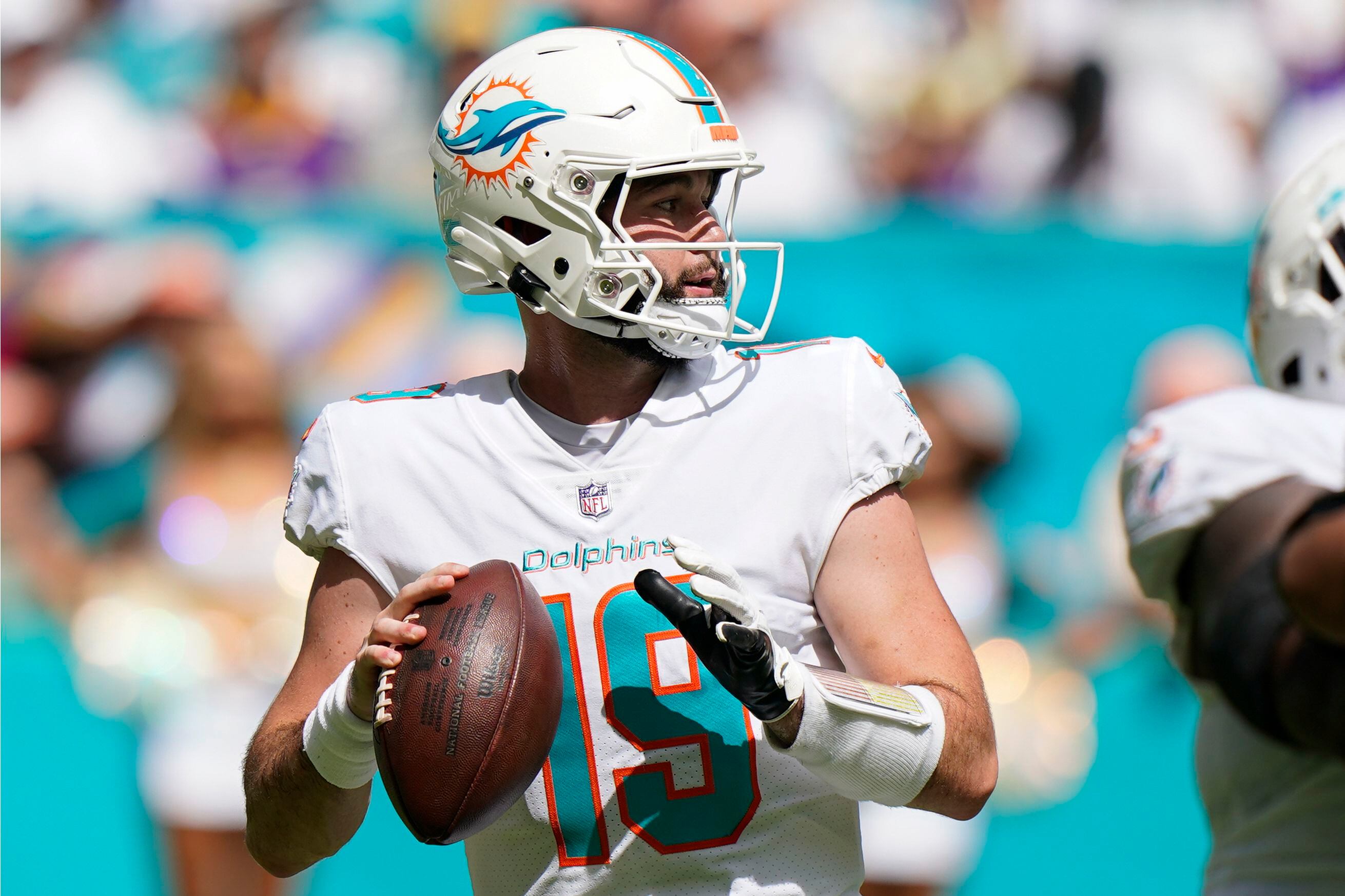 Dolphins camp: Skylar Thompson throwing ball well; stock up, stock down