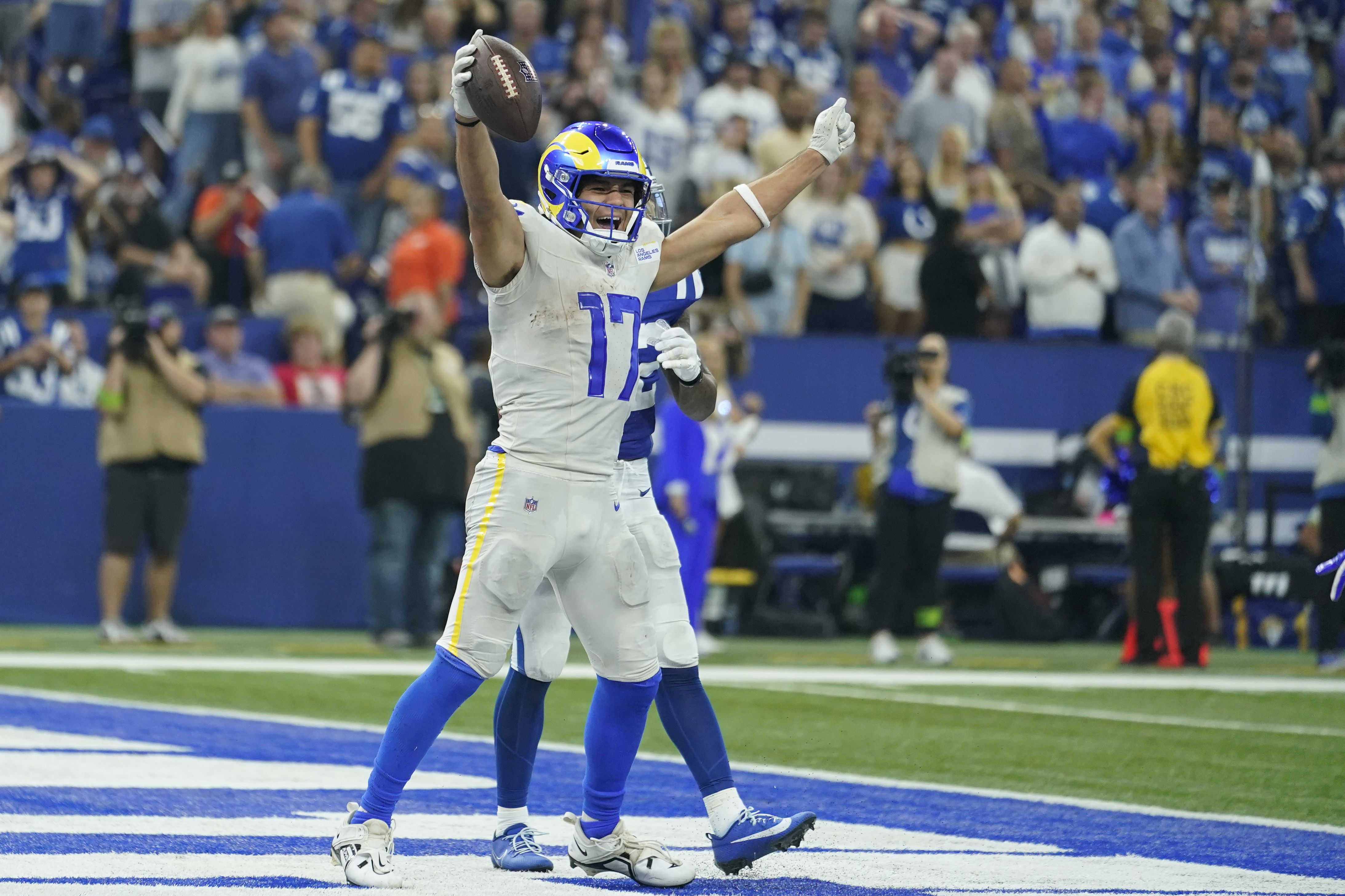 Stafford overcomes injury to throw winning TD pass to Nacua in OT to give  Rams 29-23 win over Colts