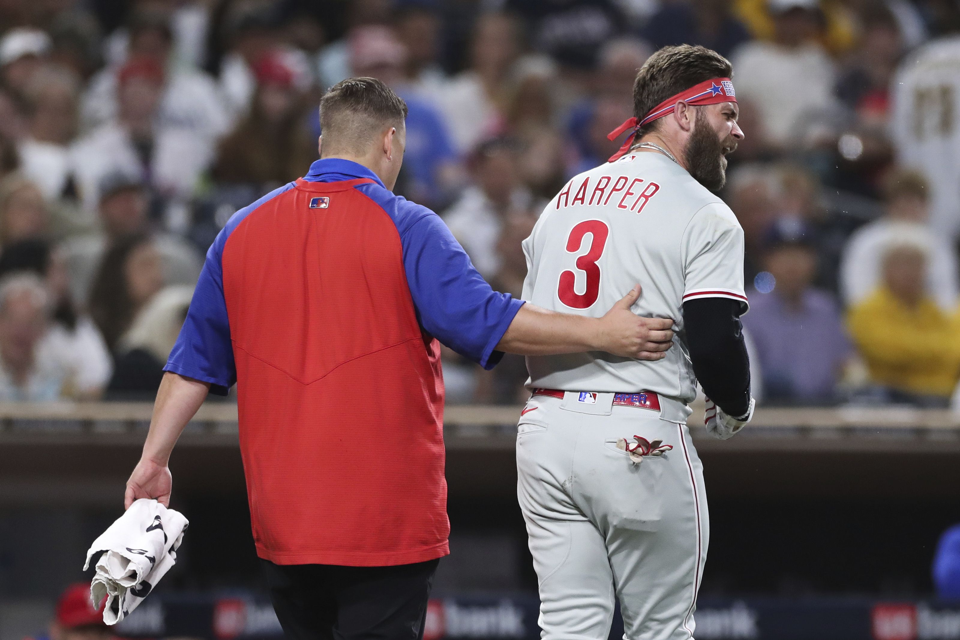 Harper 'feels good' after being hit in the face by pitch