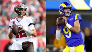 Sunday Night Football on NBC - Stafford vs. Brady Rams vs. Buccaneers. This  is going to be good, who ya got?! 