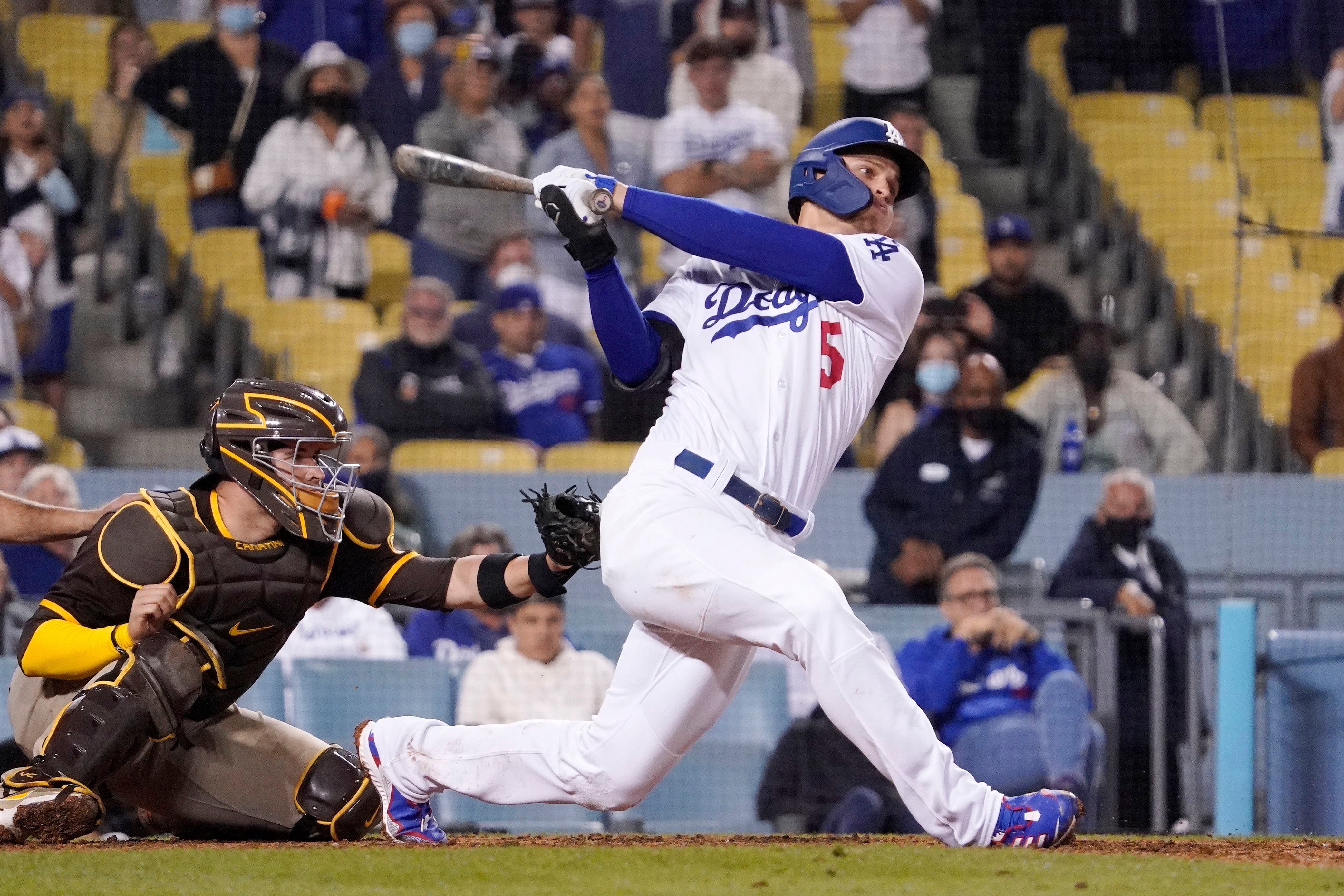 Trent Grisham, Wil Myers, Fernando Tatis Jr. homer vs. Dodgers