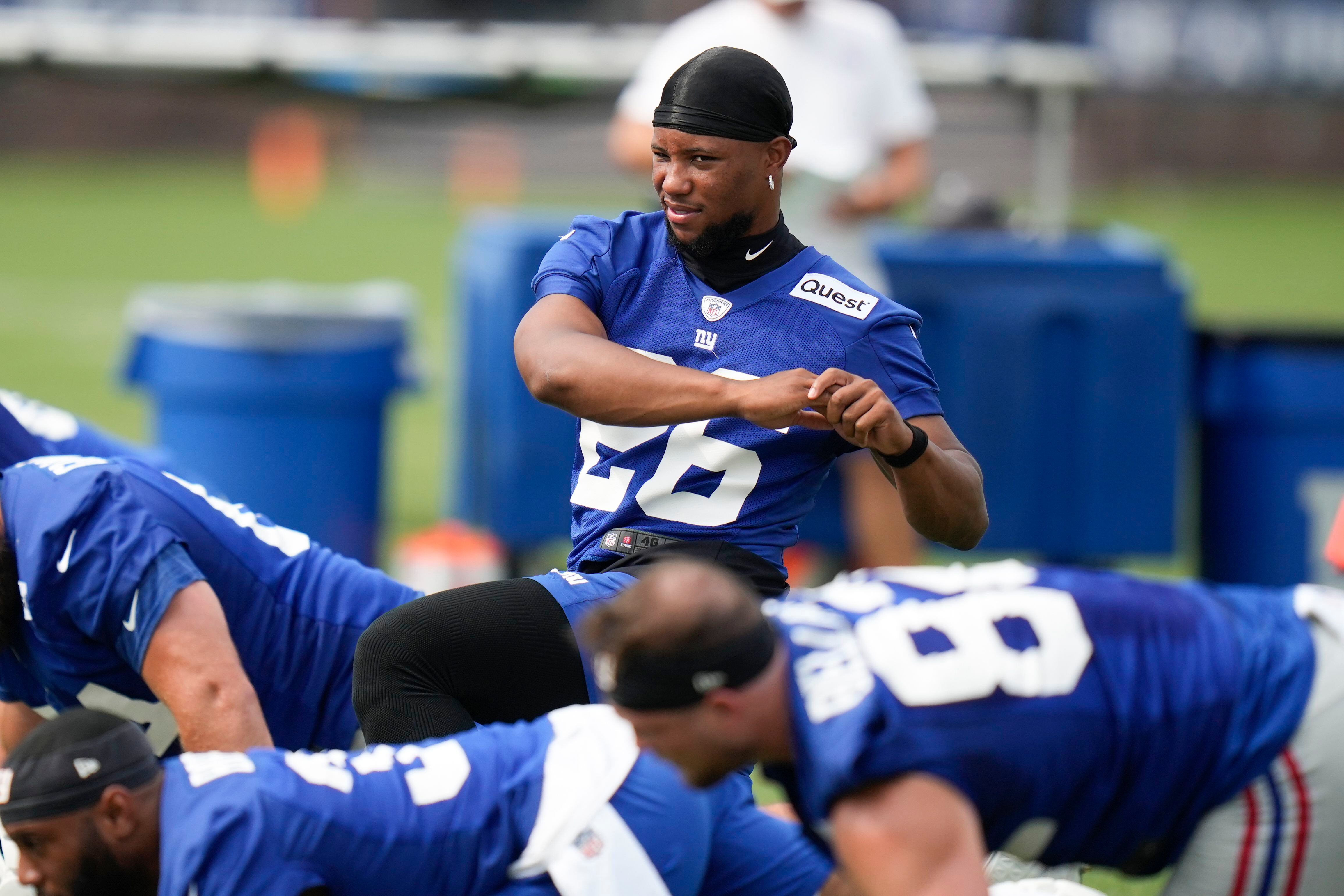 Saquon Barkley followed his heart in signing franchise tag and joining the  Giants – NewsNation