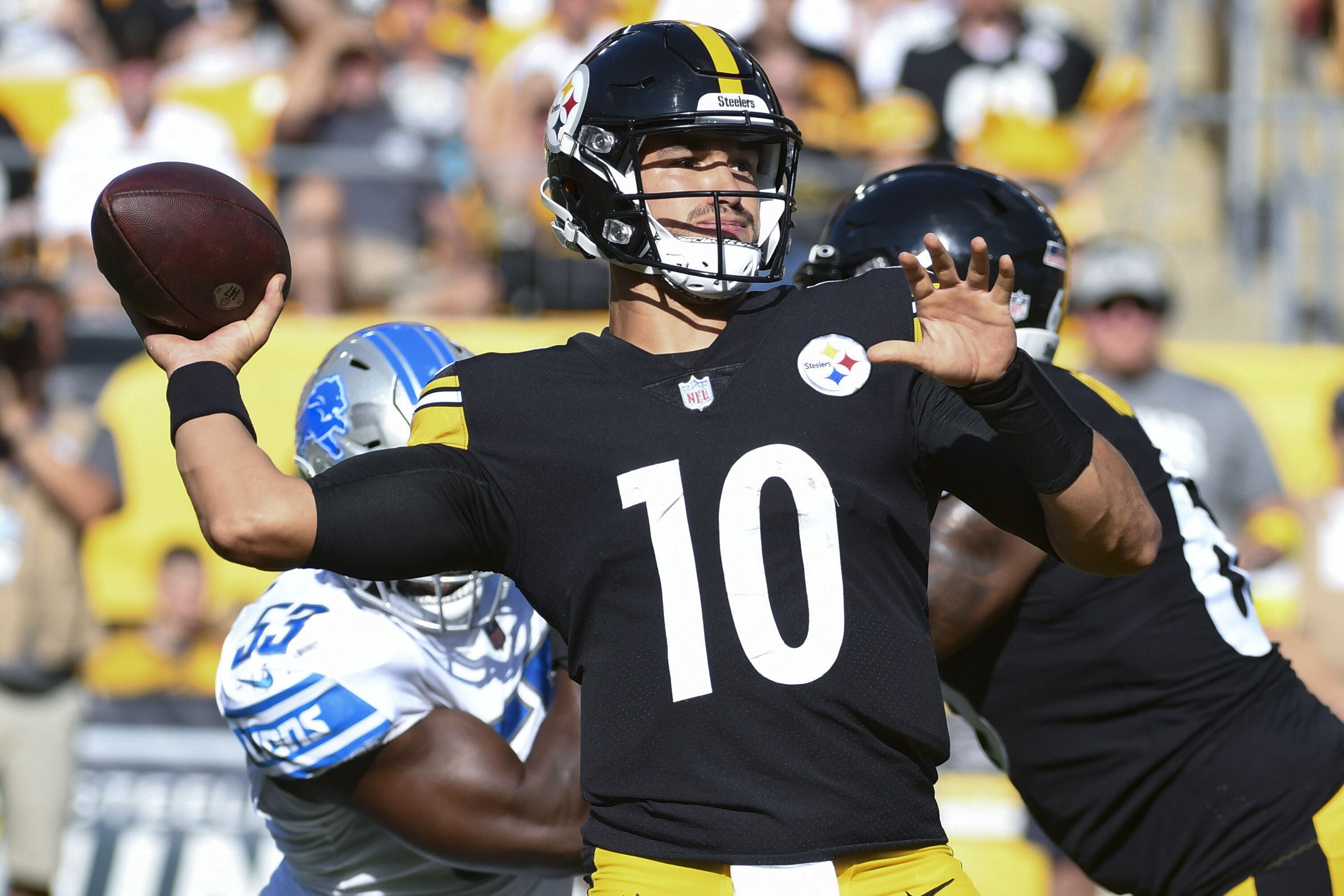 Mitch Trubisky leading Steelers QB competition over Kenny Pickett