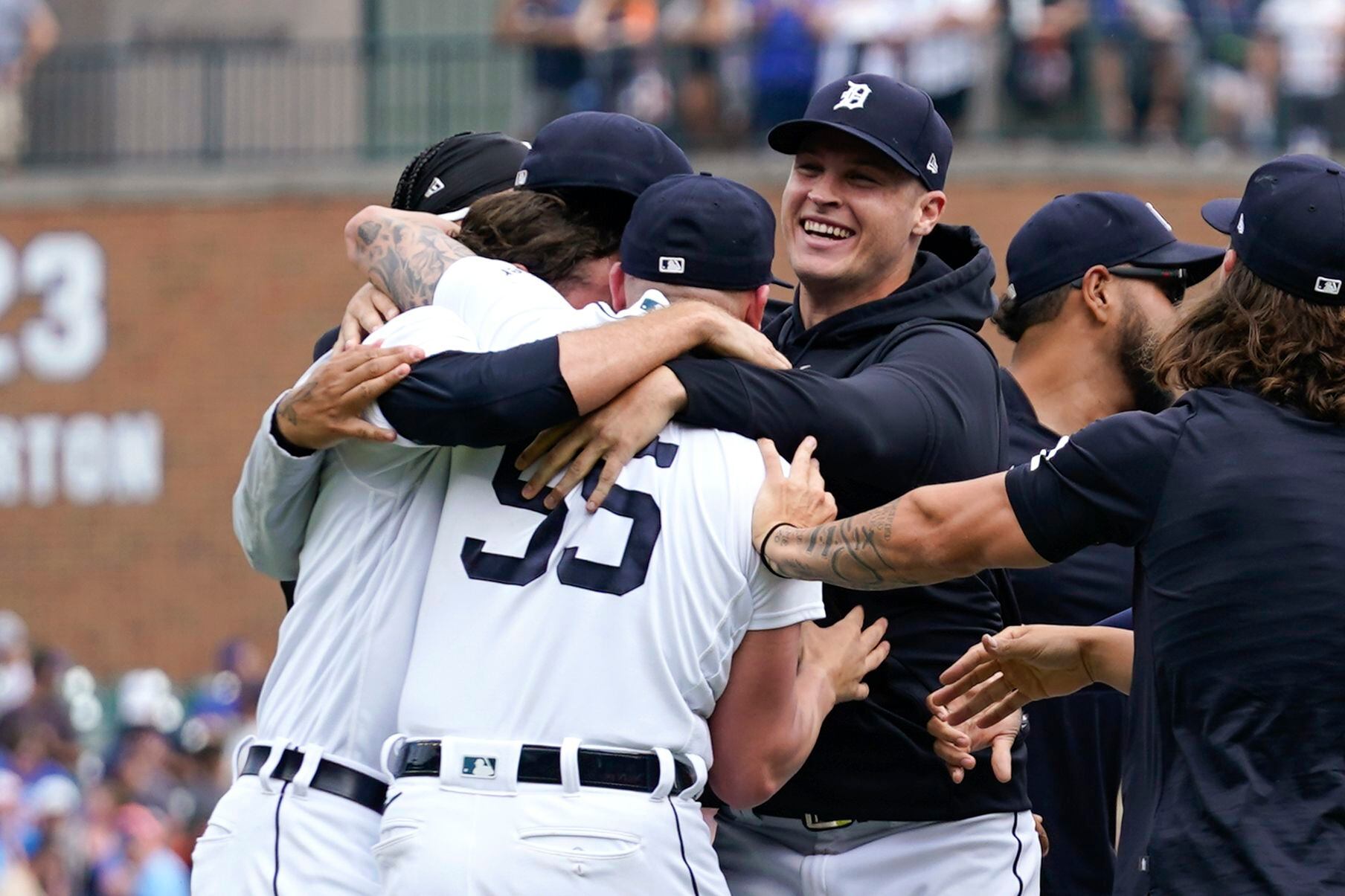 Matt Manning, 2 Tigers relievers combine to no-hit Blue Jays, 2nd no-no in  majors this season