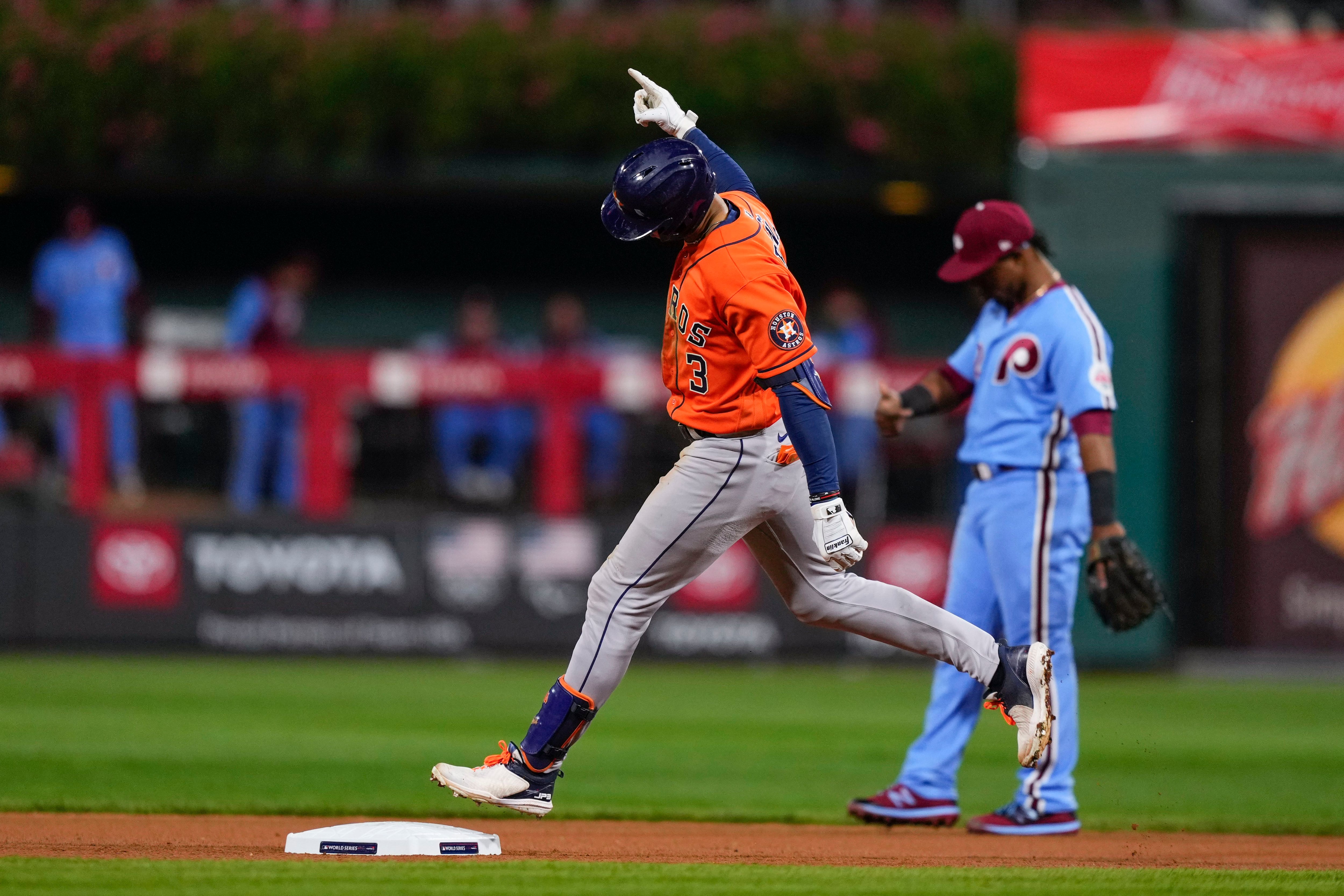 Astros rookie star Peña delivers again in World Series win – The Denver Post