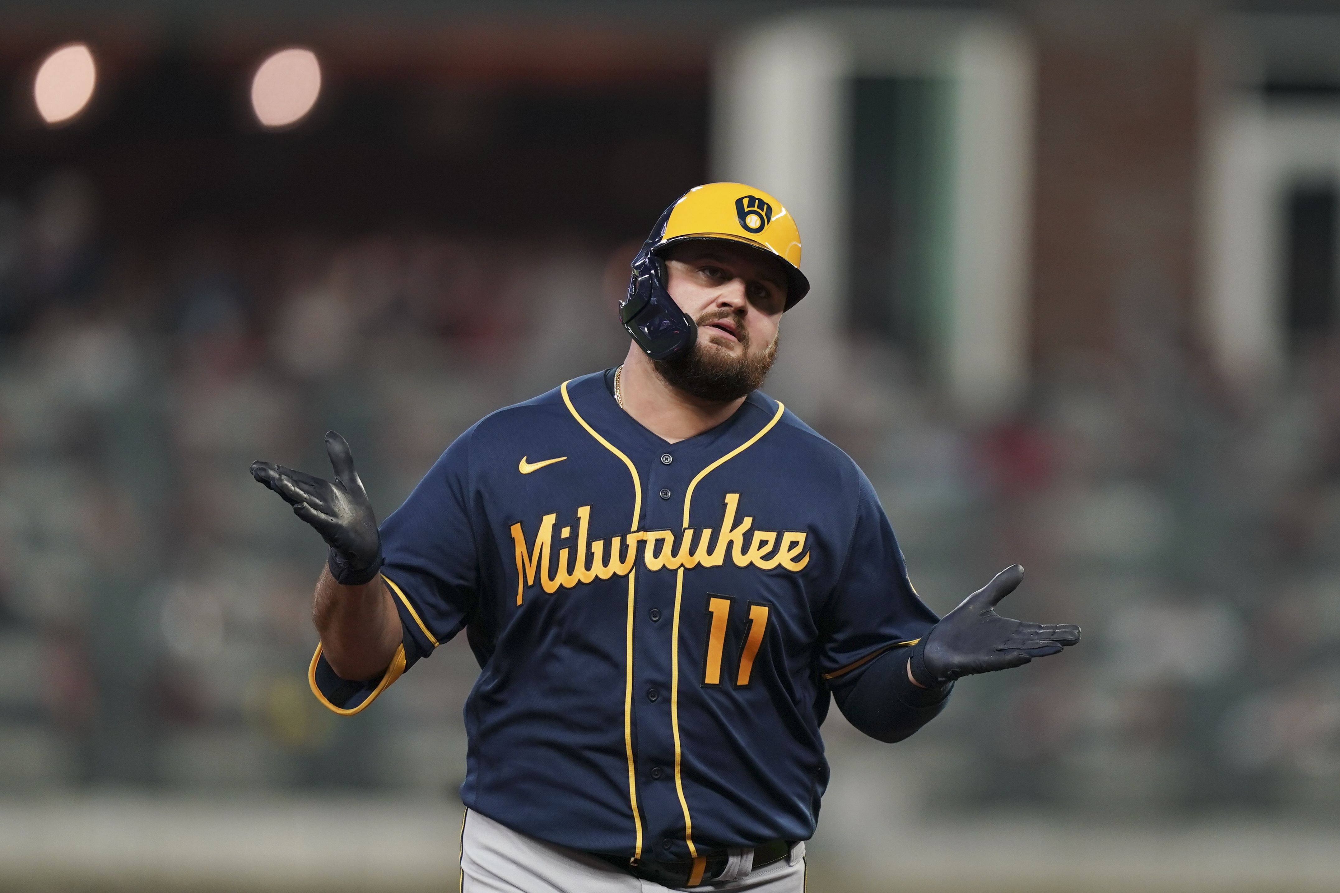 Brewers' Rowdy Tellez has felt the change of MLB's deadened ball