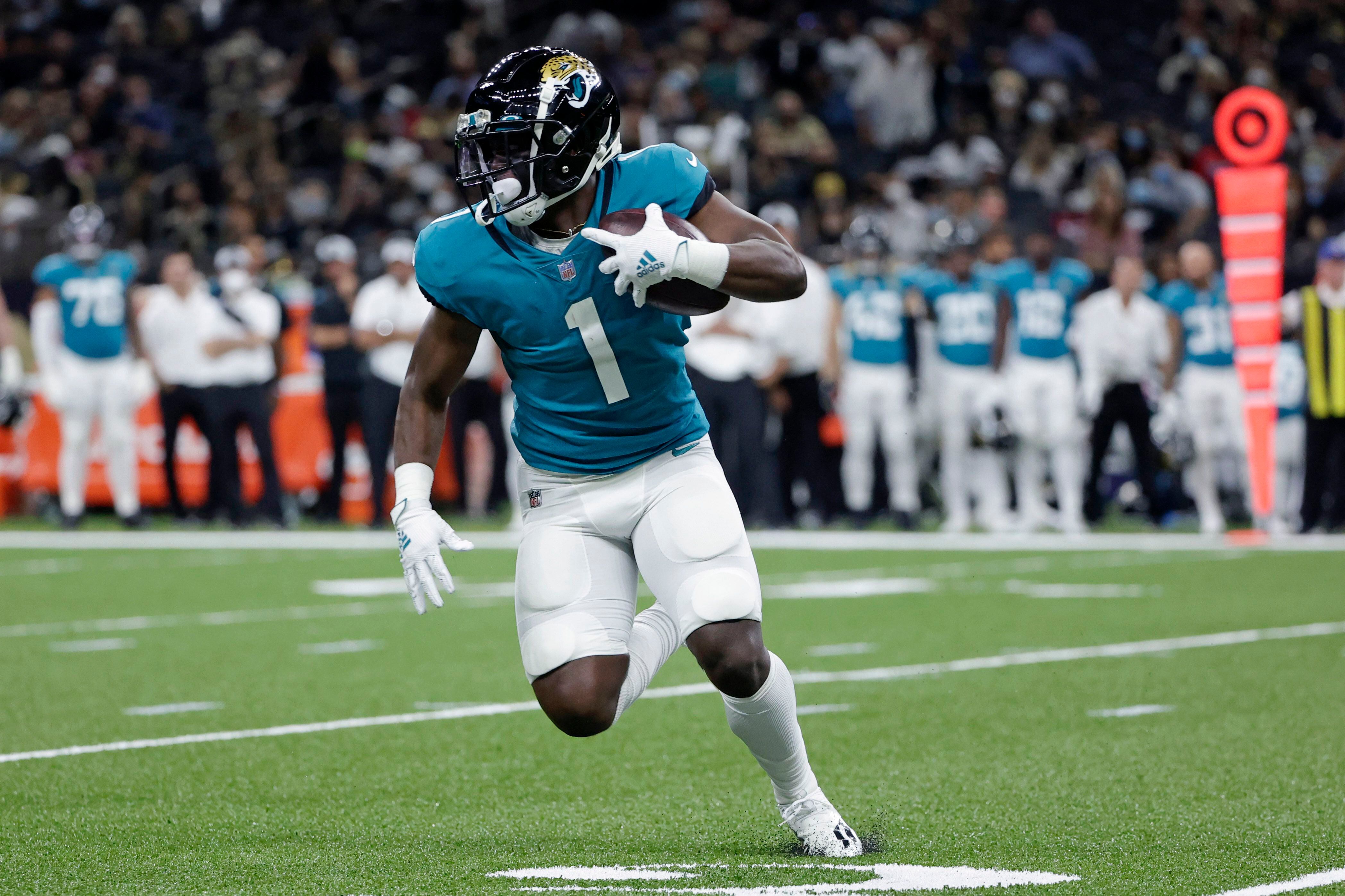 Will Jaguars have Travis Etienne Sunday in Detroit?