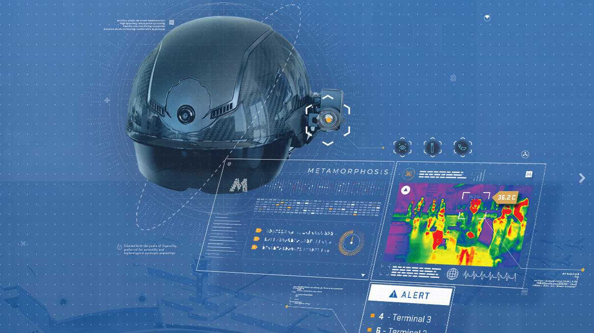 Bishop International Airport to utilize Smart Helmets to measure temperatures, facial recognition