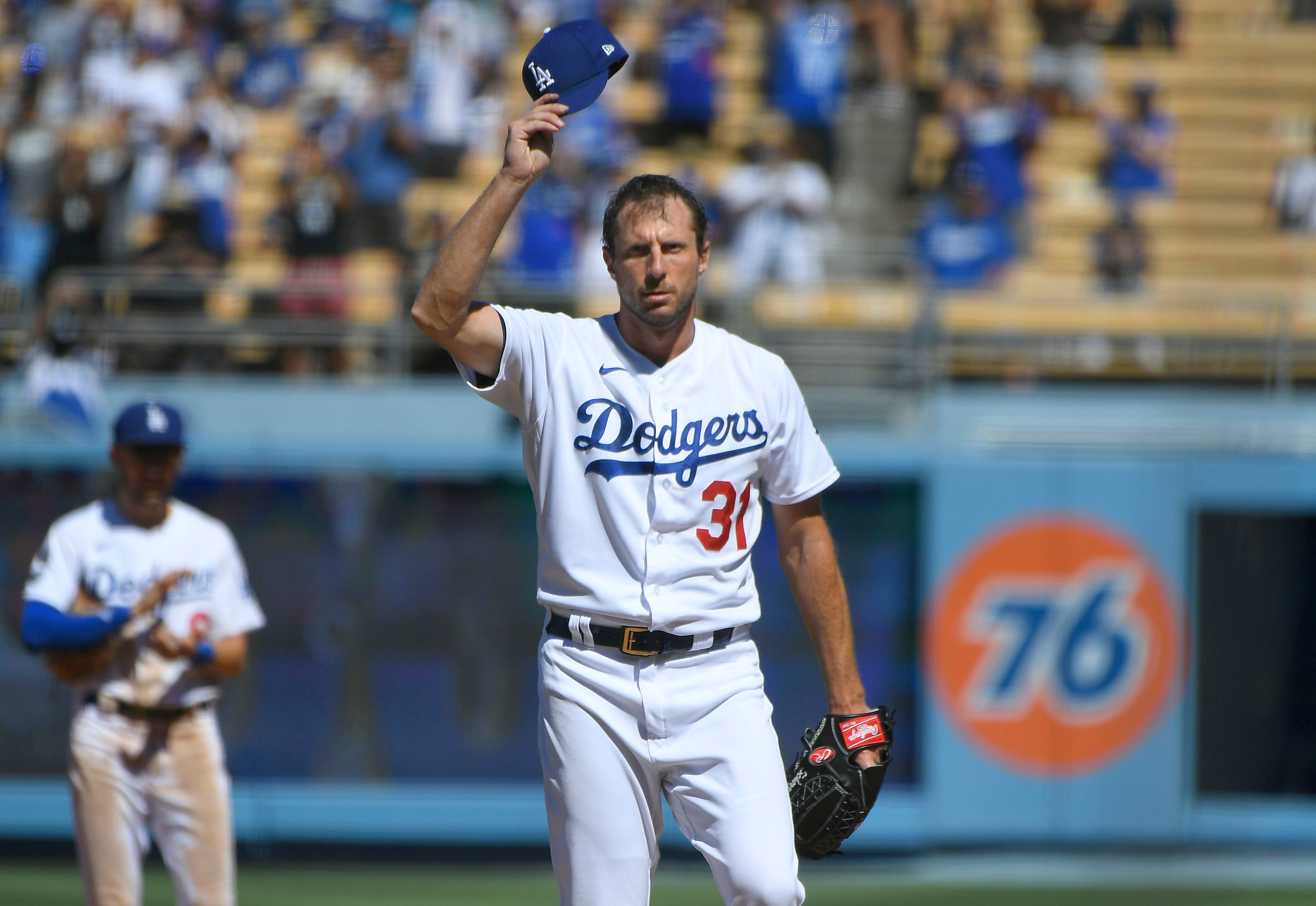 Dodgers' Max Scherzer takes Game 3 loss to Giants despite classic  performance – Orange County Register
