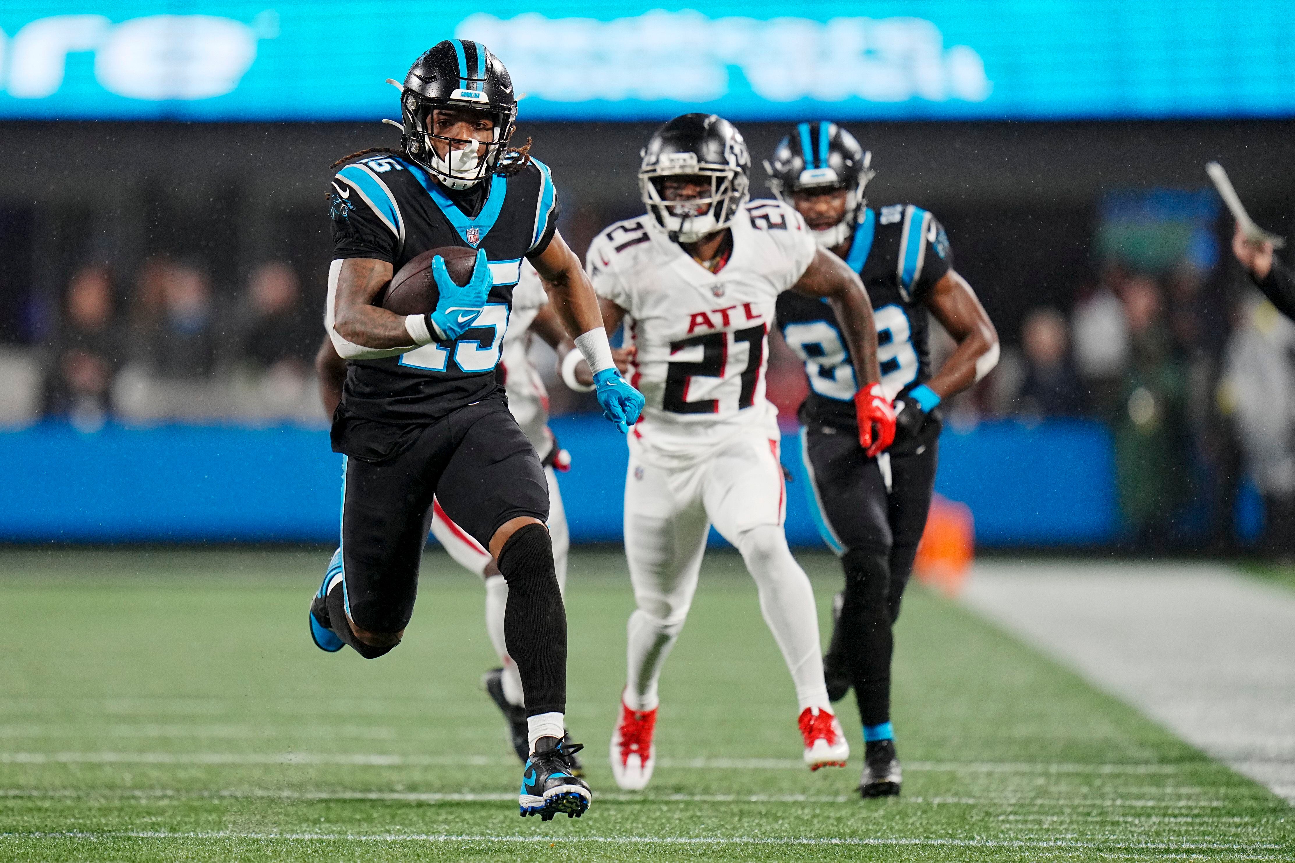 Carolina Panthers run riot over Atlanta Falcons in rain-soaked affair, NFL