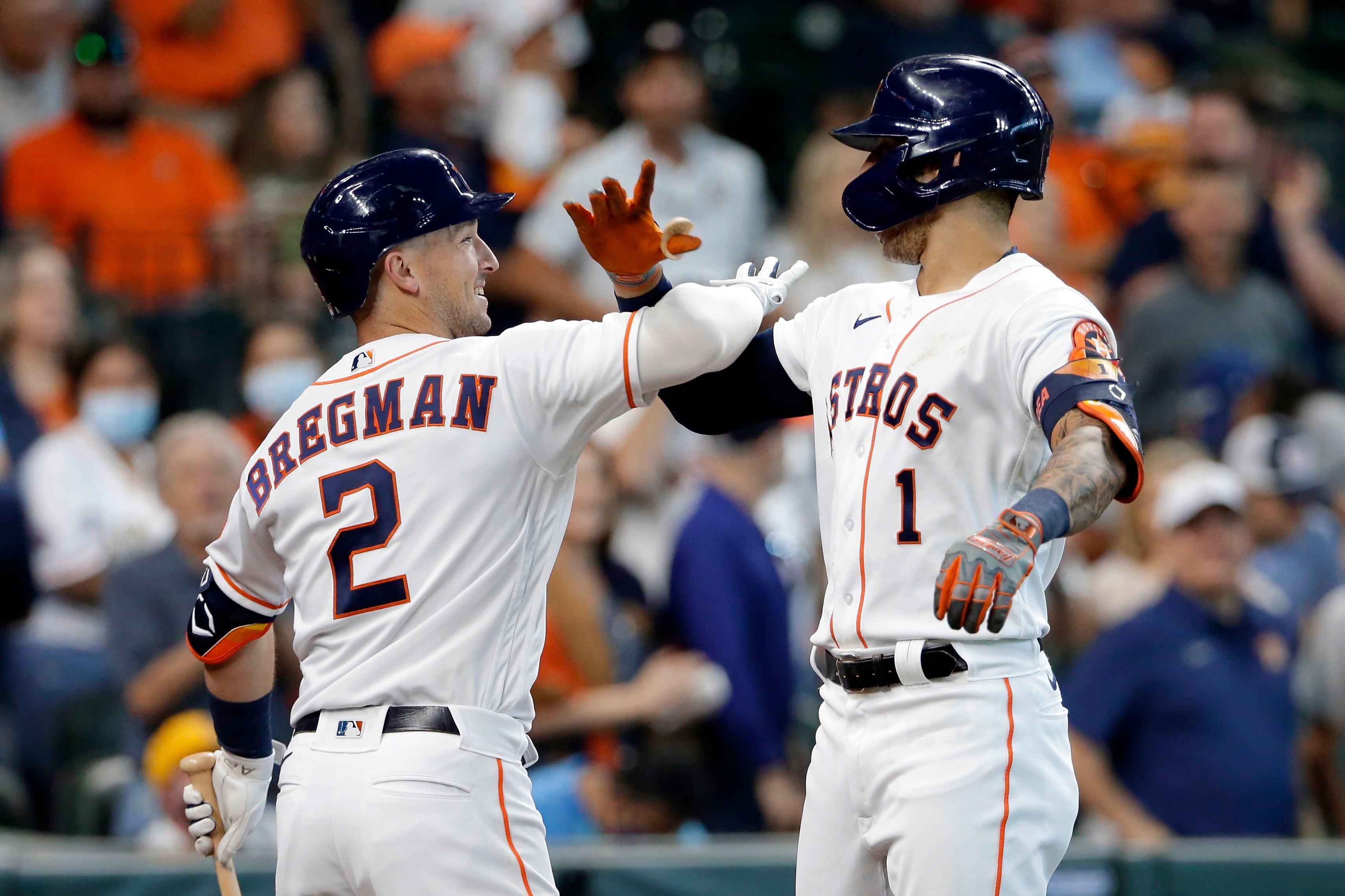 Alex Bregman, Astros have grand time, pound Angels