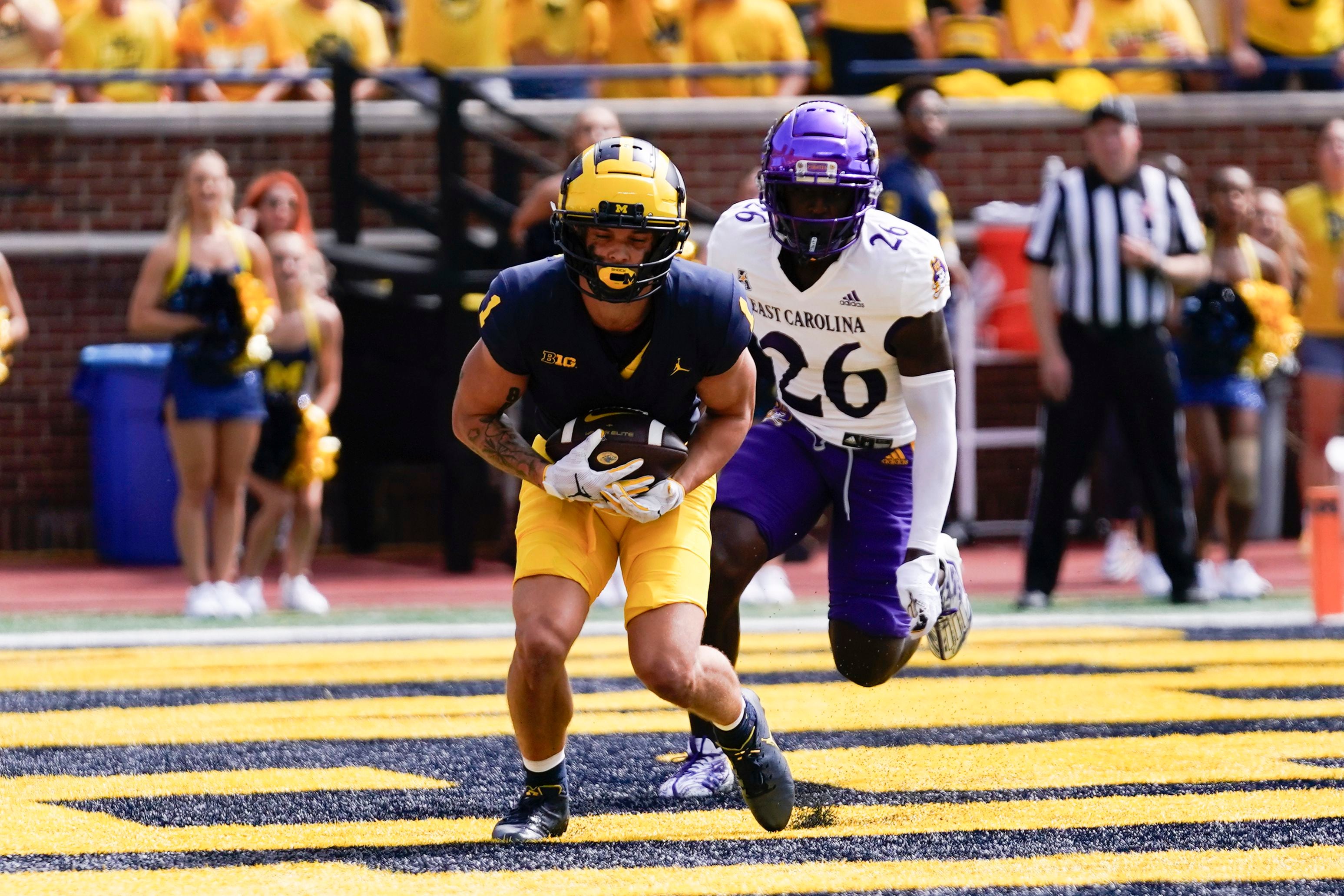 J.J. McCarthy leads No. 2 Michigan over East Carolina 30-3 without