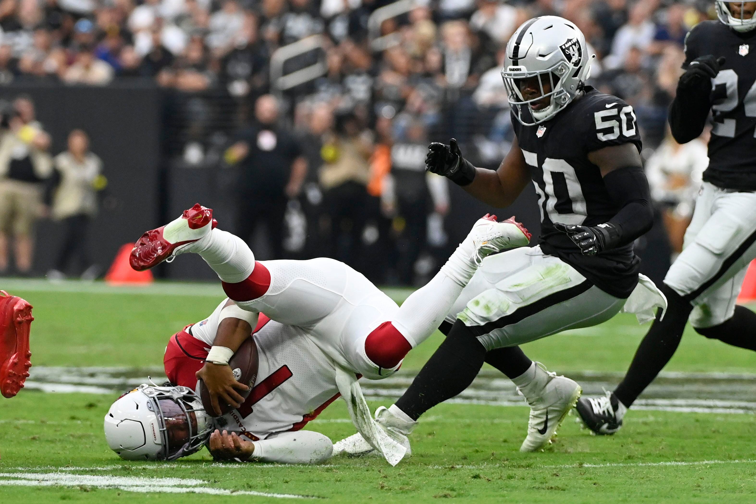 Raiders vs. Cardinals score: Fumble return in OT caps historic comeback as  Arizona overcomes 20-point deficit 