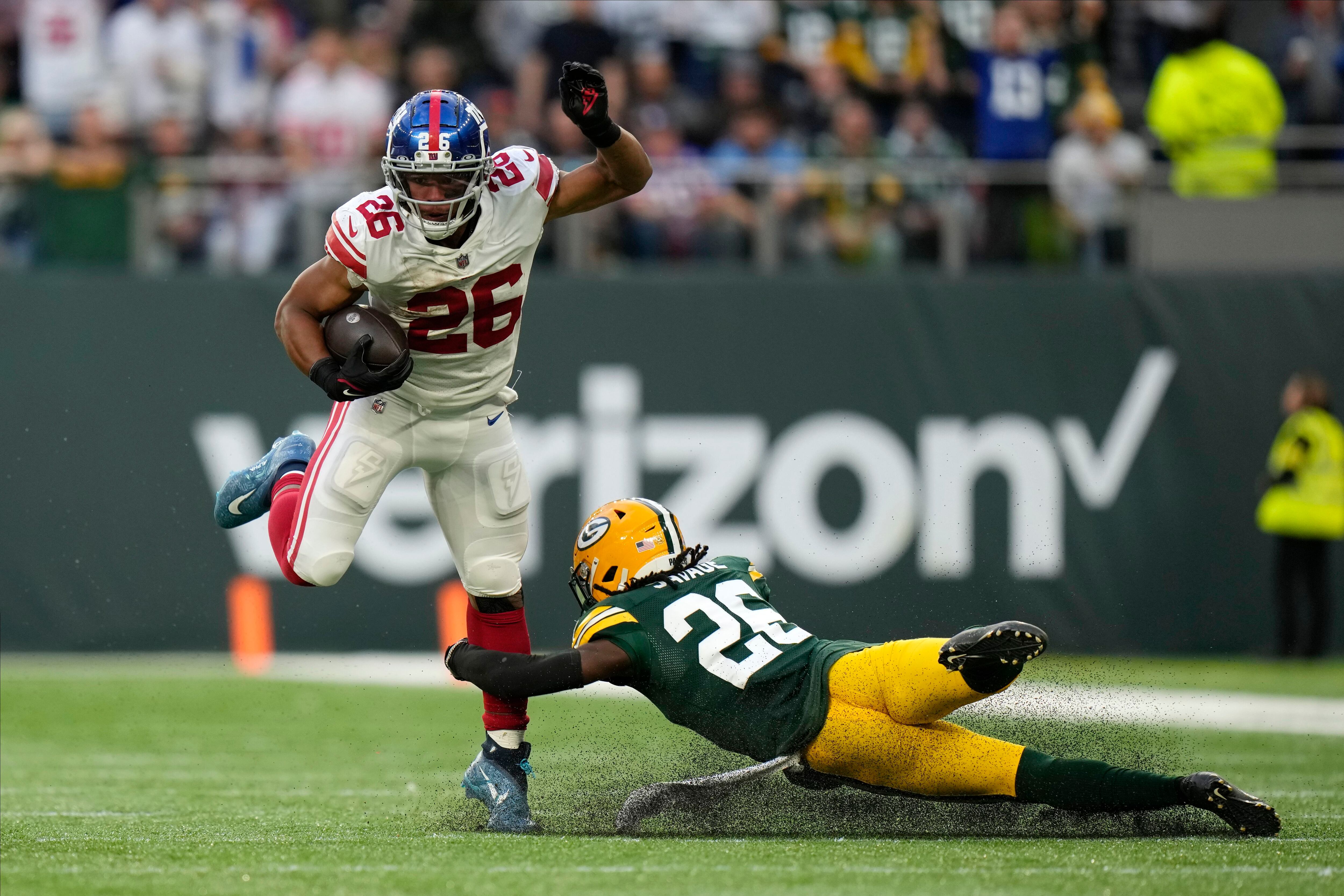 Marcedes Lewis of the Green Bay Packers runs for yards during a game