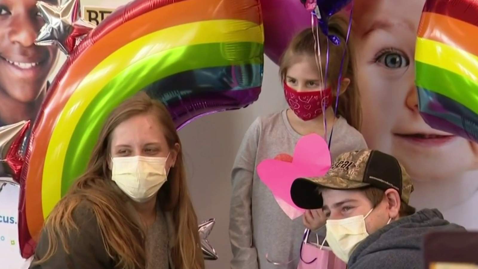 Children’s Hospital of Michigan gives special sendoff to 5-year-old girl who receives new heart