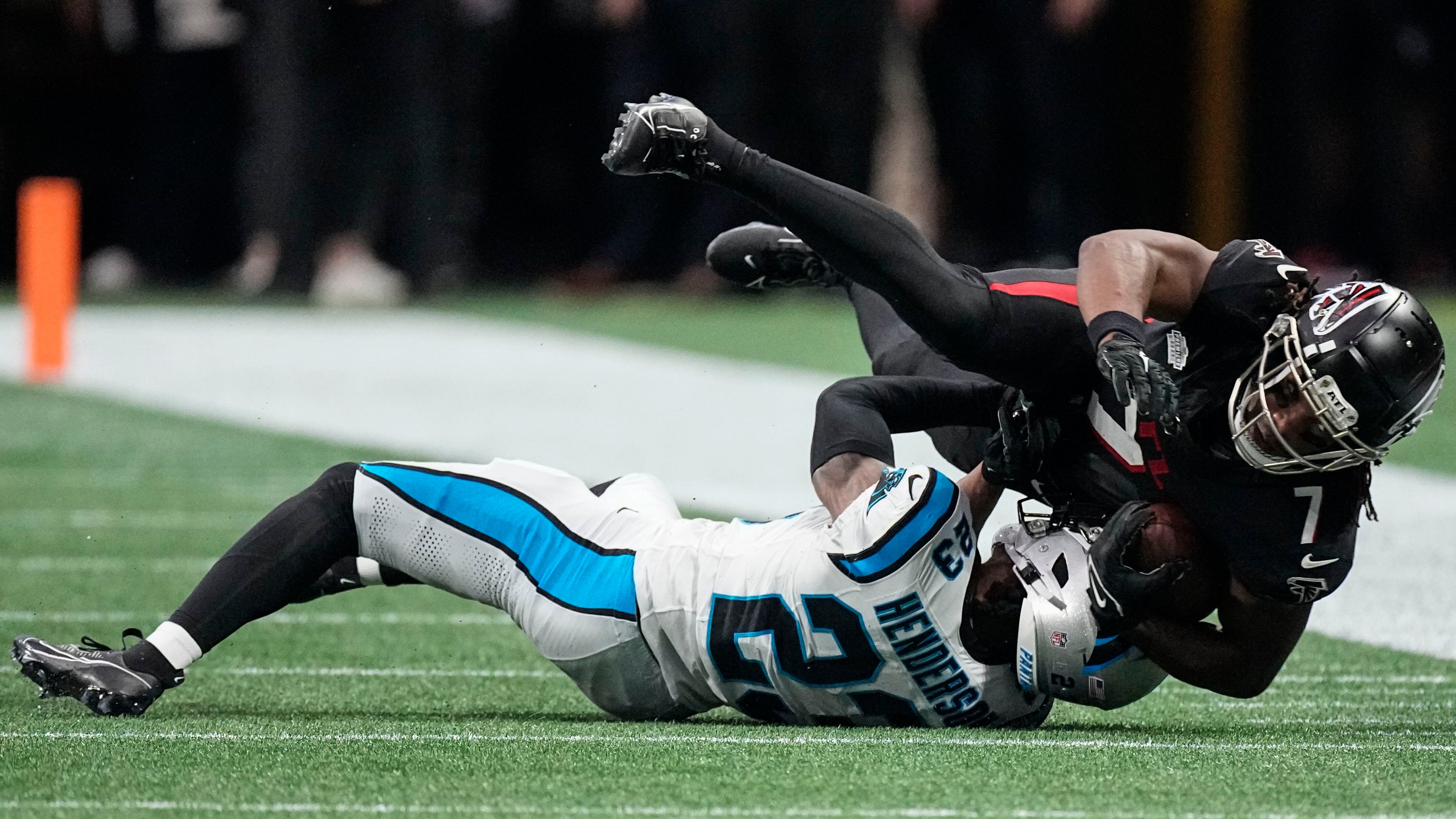 NFL: Bijan Robinson scores 1st NFL touchdown in Atlanta Falcons' 24-10 win  vs Carolina Panthers