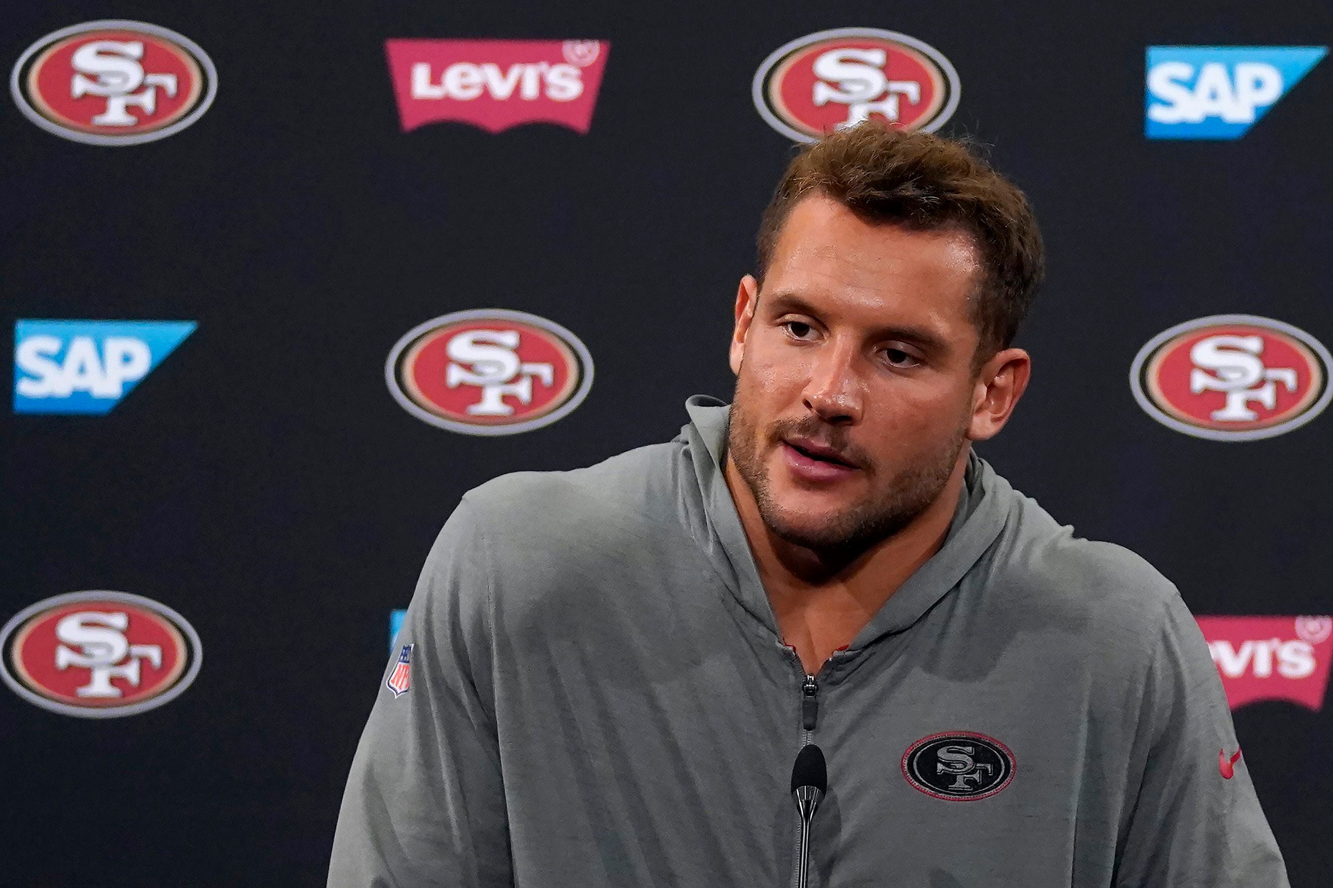 San Francisco 49ers' Nick Bosa feels contract will be what he